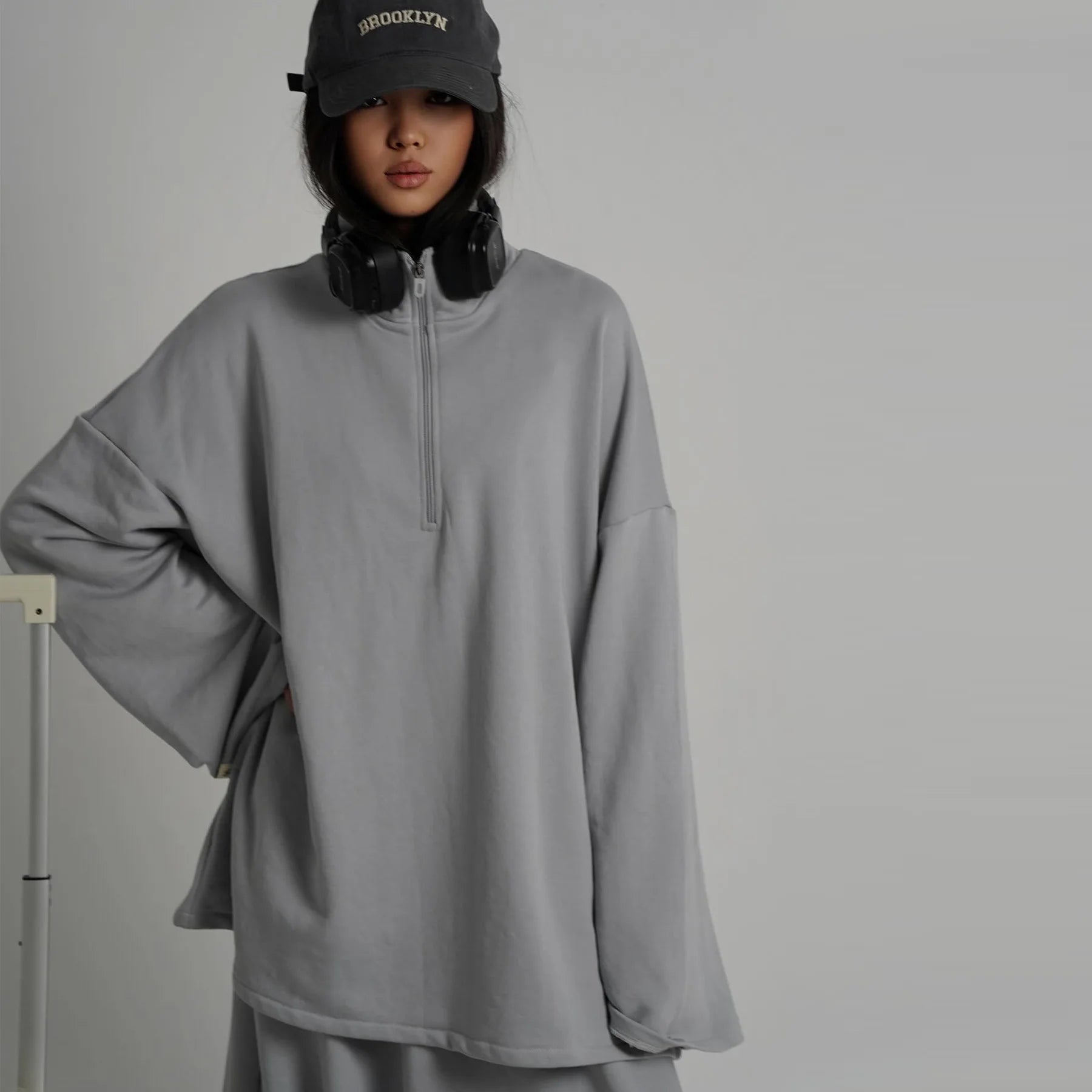 Two Piece Cotton Abaya Suit for Women – Elegant Top & Skirt Set