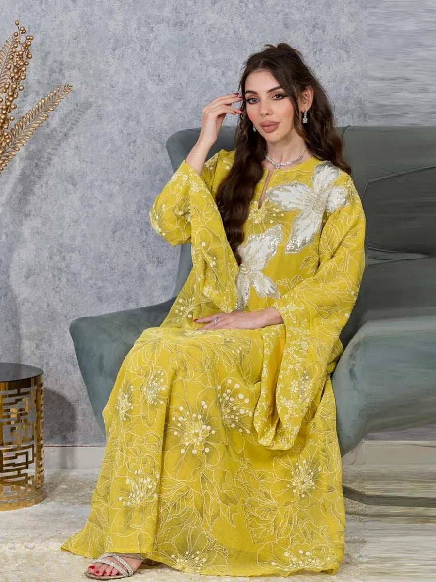 Royal Sequin Abaya - Abaya Vida