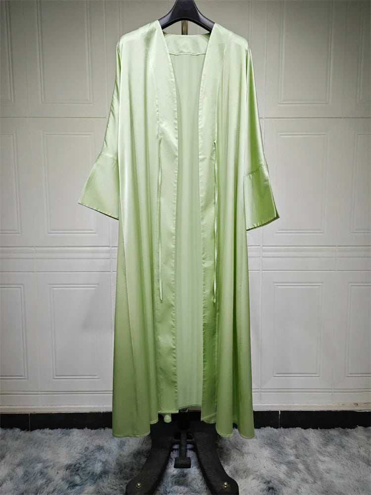 Pearl Satin Abaya - Abaya Vida