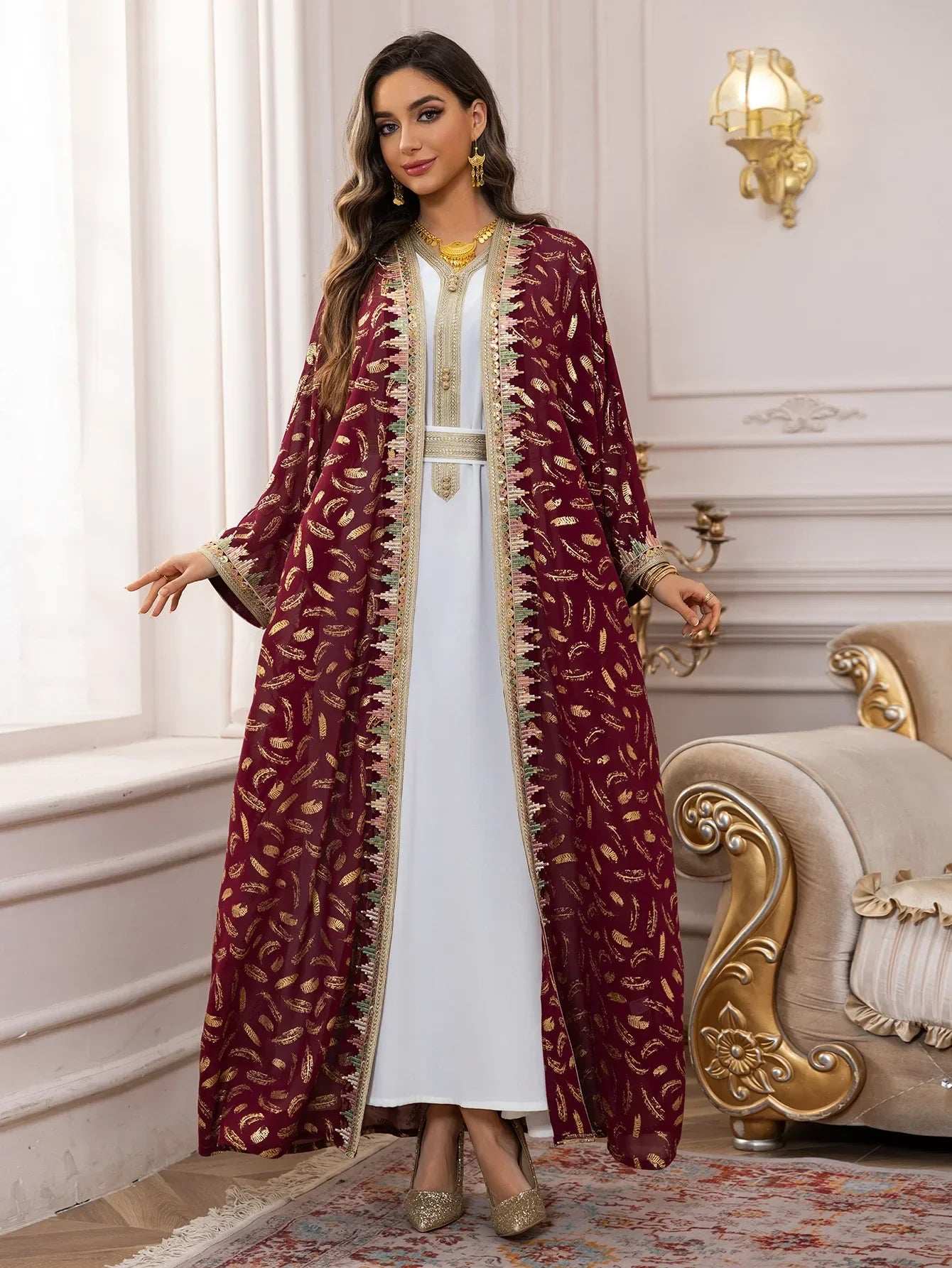 Regal 3-Piece Abaya Set - Abaya Vida