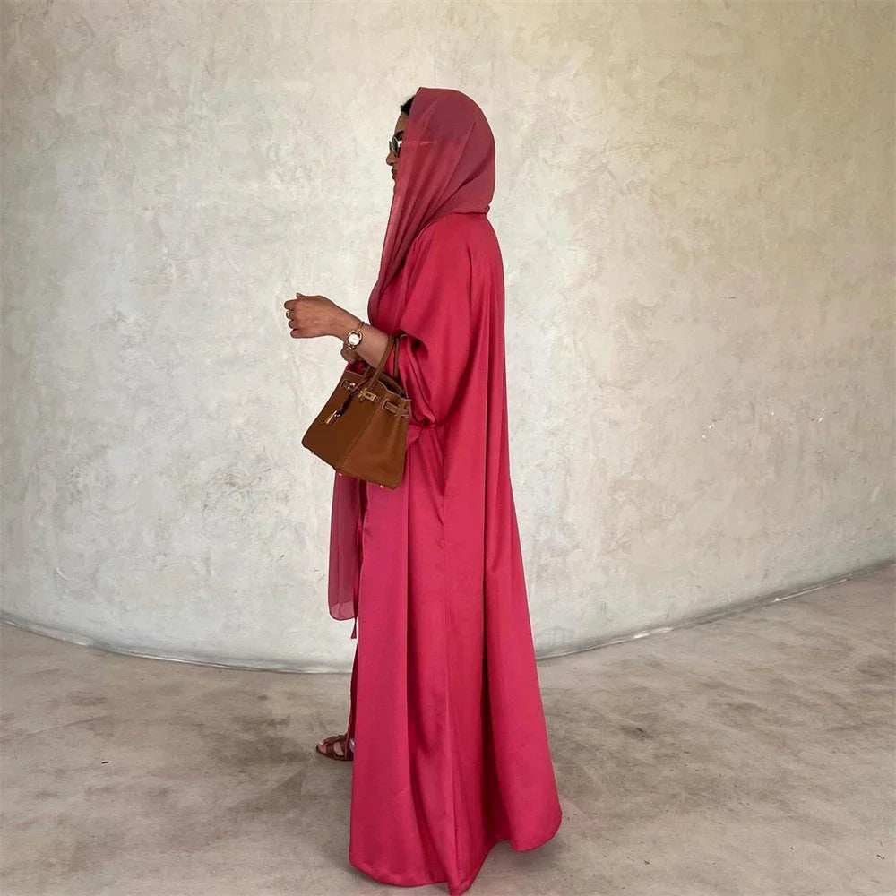 Pearl Satin Abaya - Abaya Vida