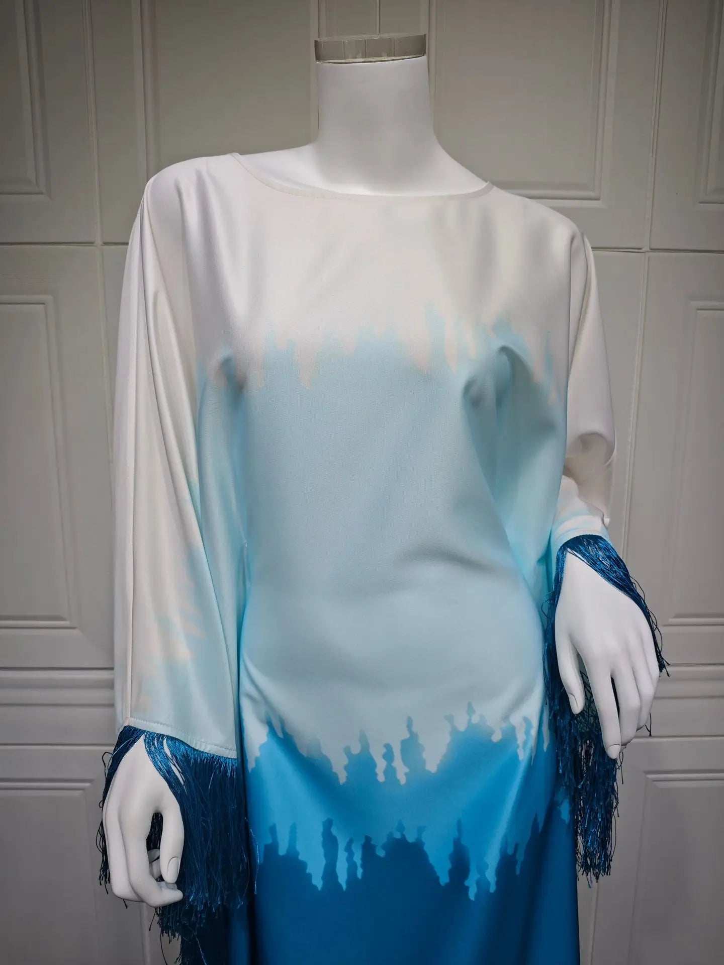 Gradient Tassel Dress - Abaya Vida