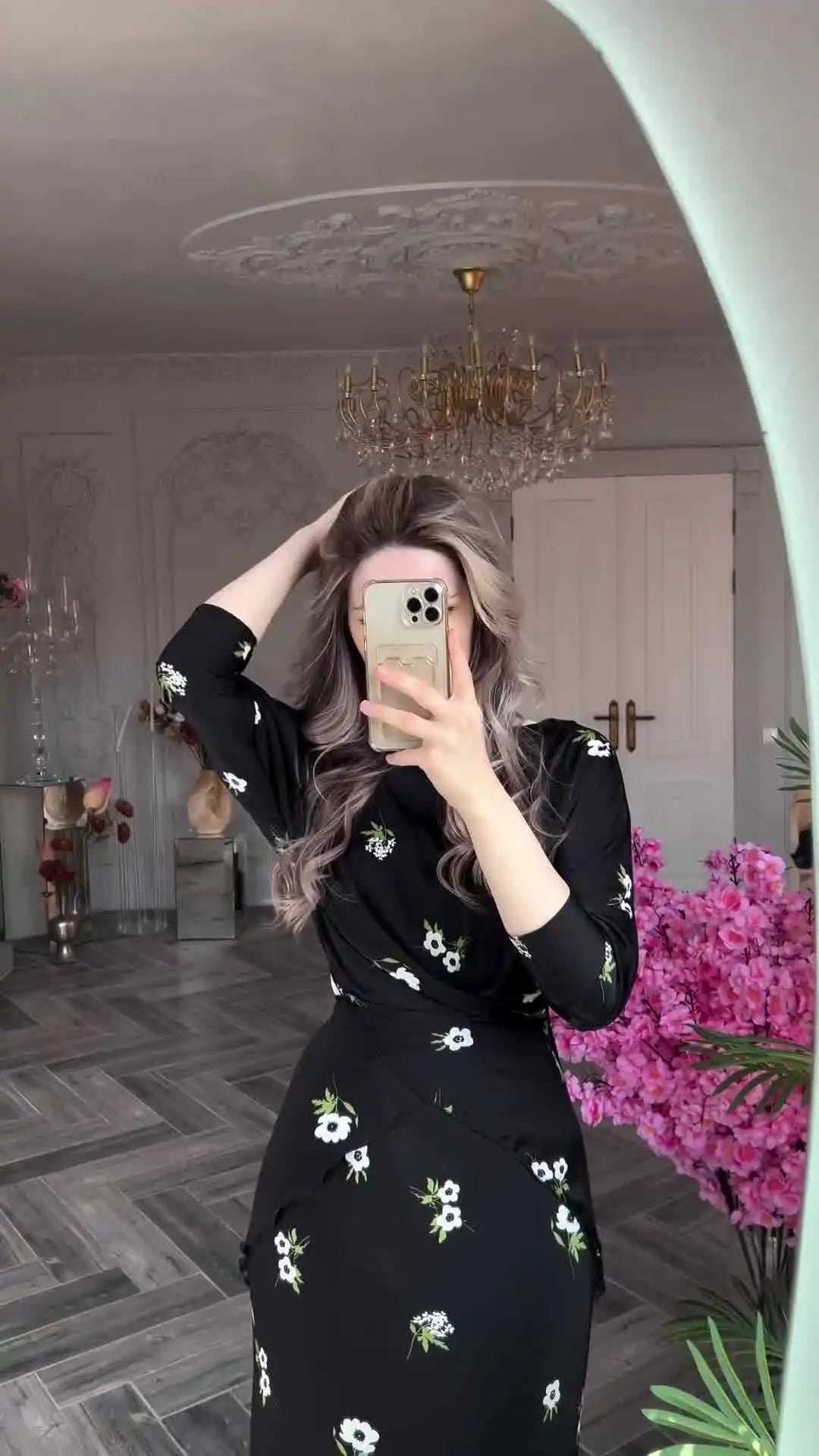 Desert Breeze Printed Abaya Suit - Abaya Vida