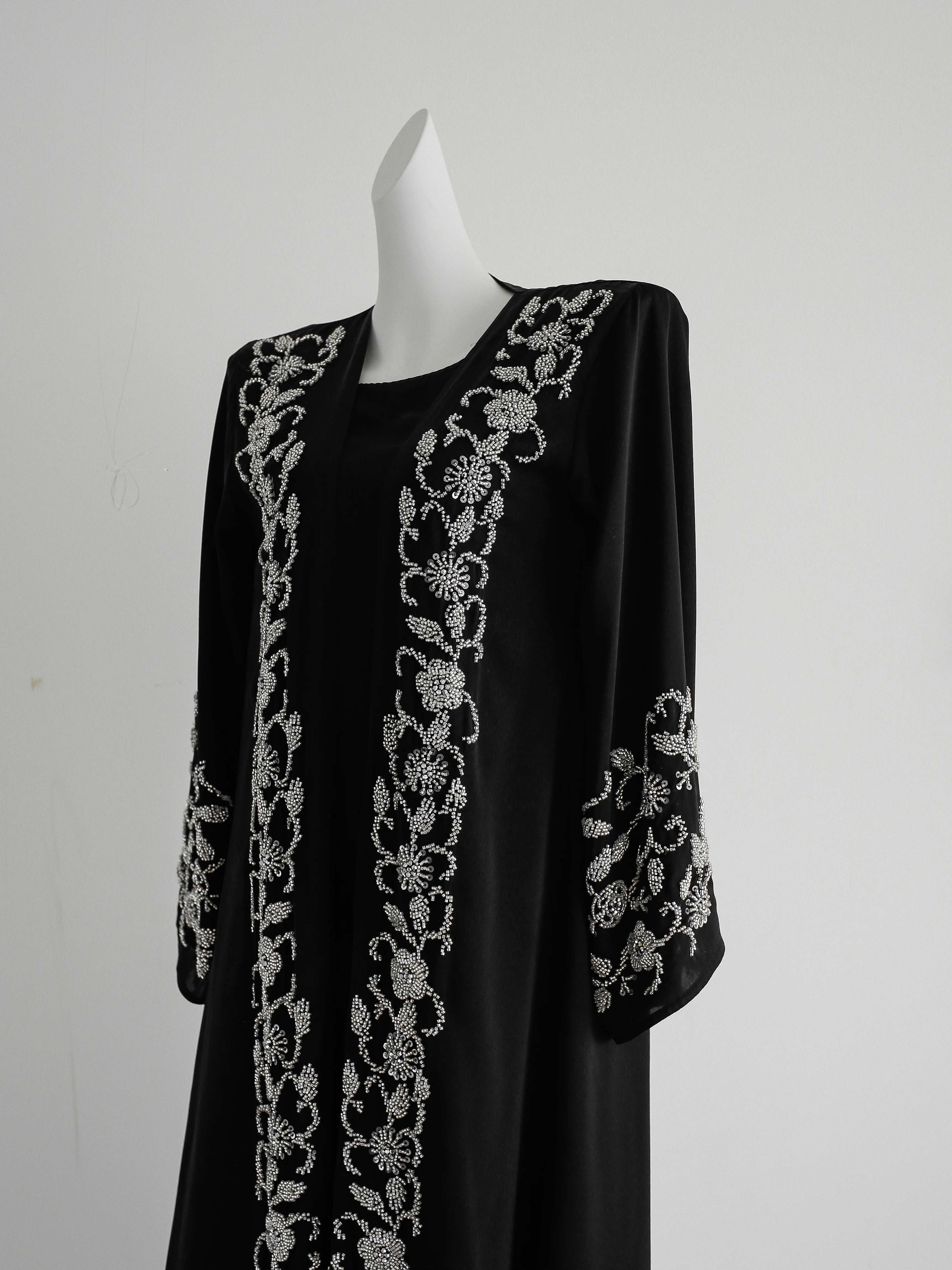 Beaded Luxury Abaya - Abaya Vida