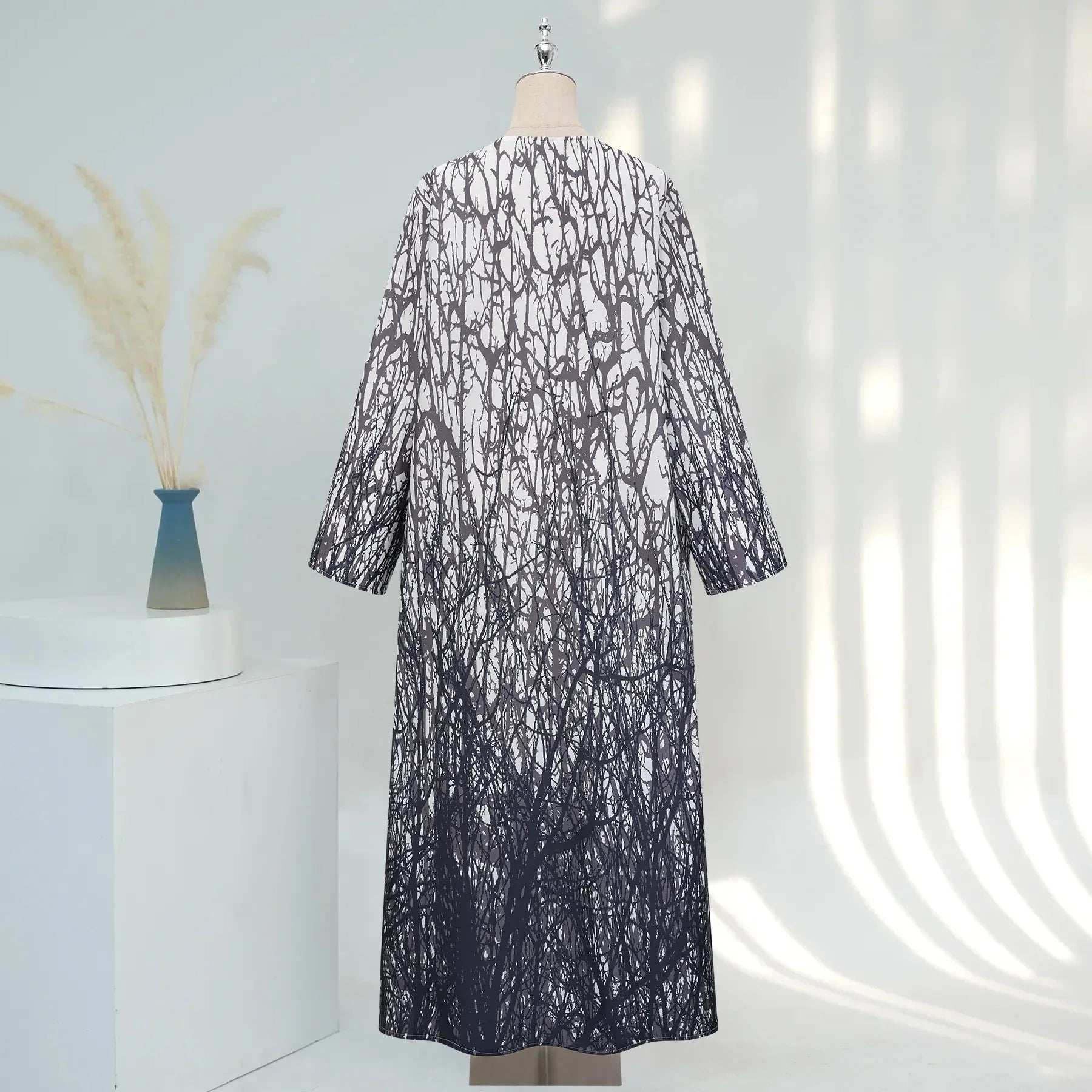 Grey Aura Abaya - Abaya Vida