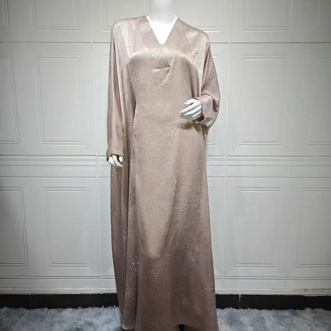 Satin Grace Abaya - Abaya Vida