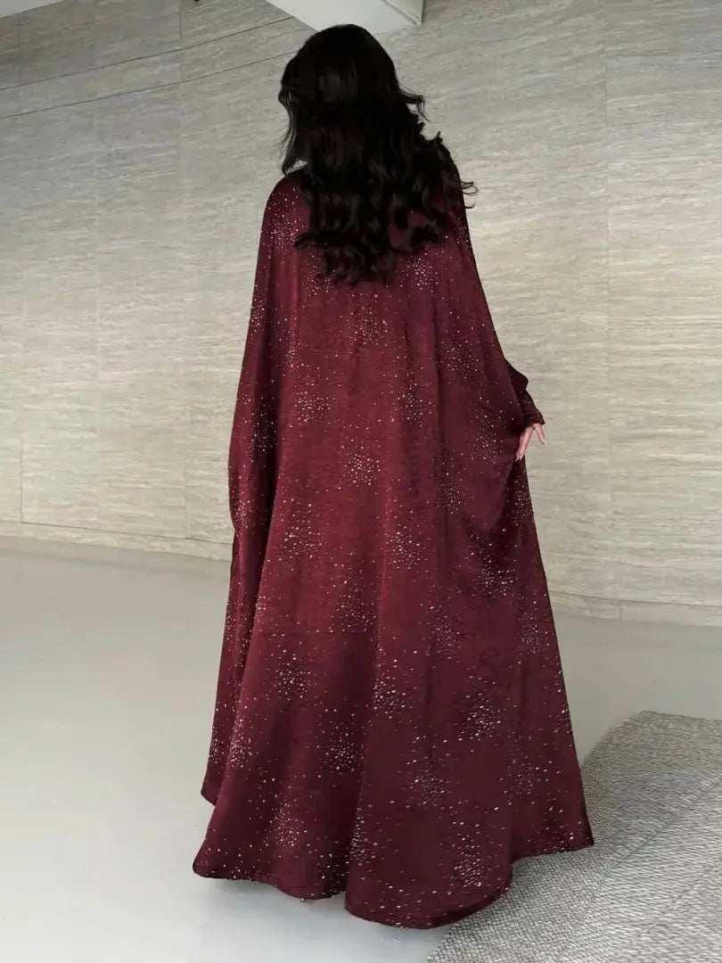 Satin Grace Abaya - Abaya Vida