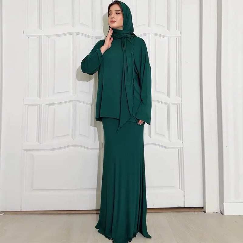Modest Skirt Suit Set - Abaya Vida