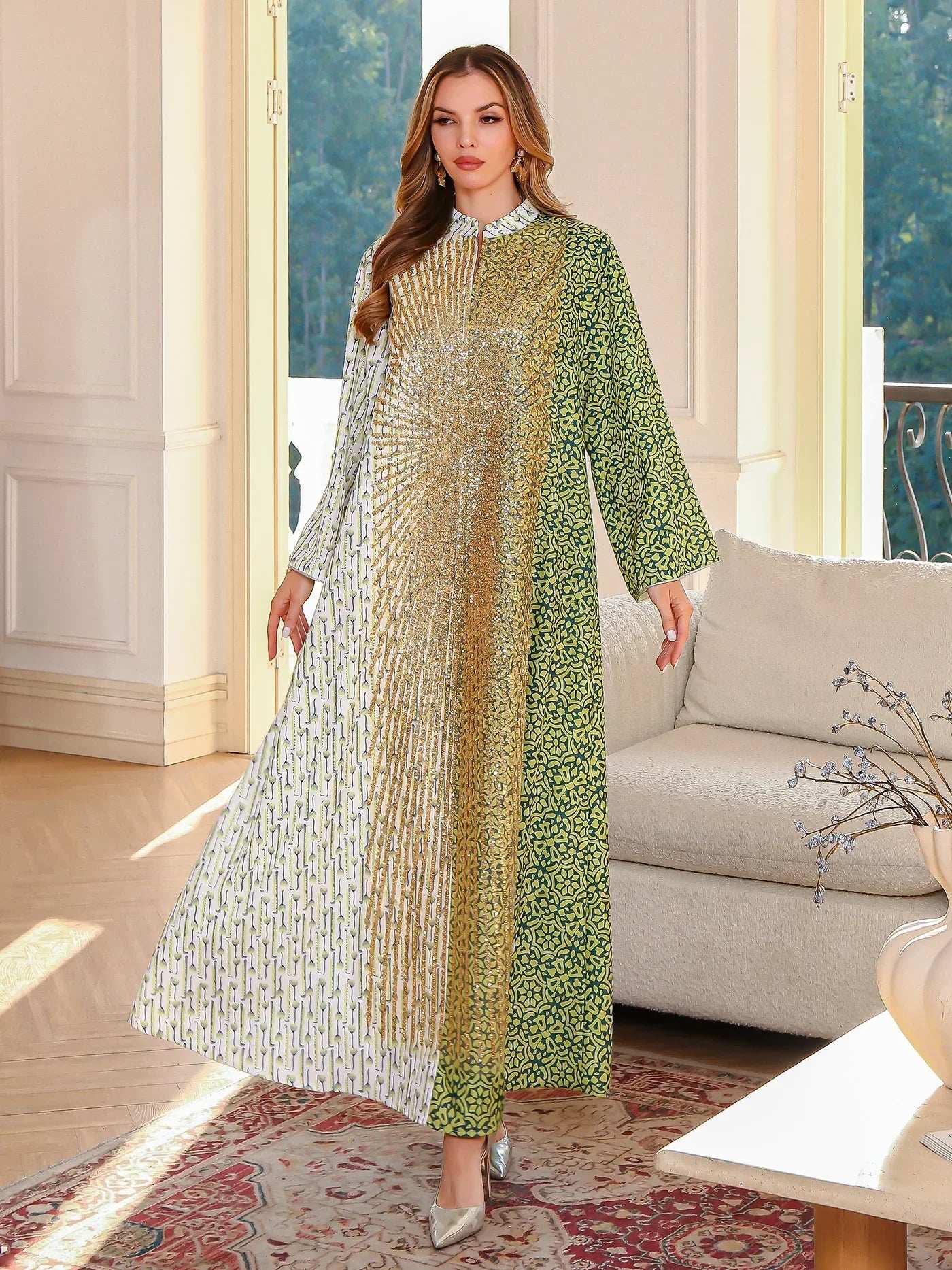 Twilight Sequin Festival Abaya - Abaya Vida