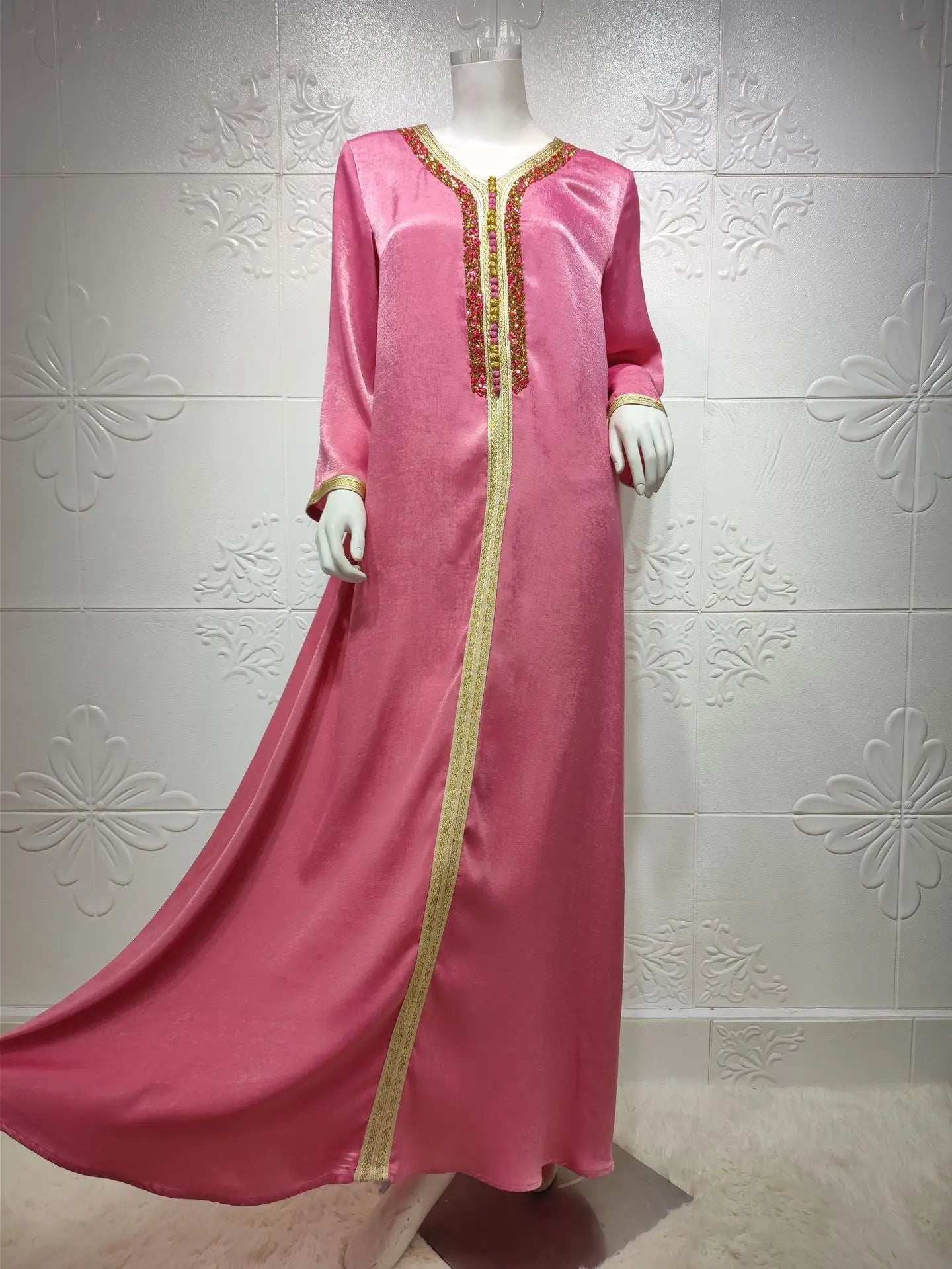 Diamond Splice Abaya - Abaya Vida