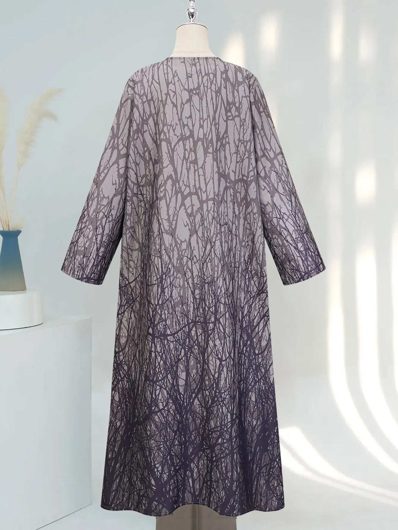 Grey Aura Abaya - Abaya Vida