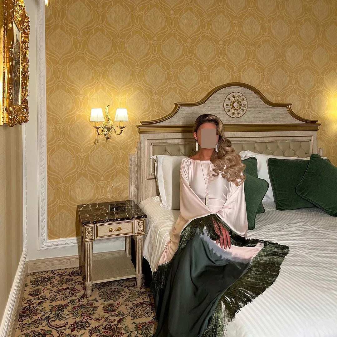 Gradient Tassel Dress - Abaya Vida