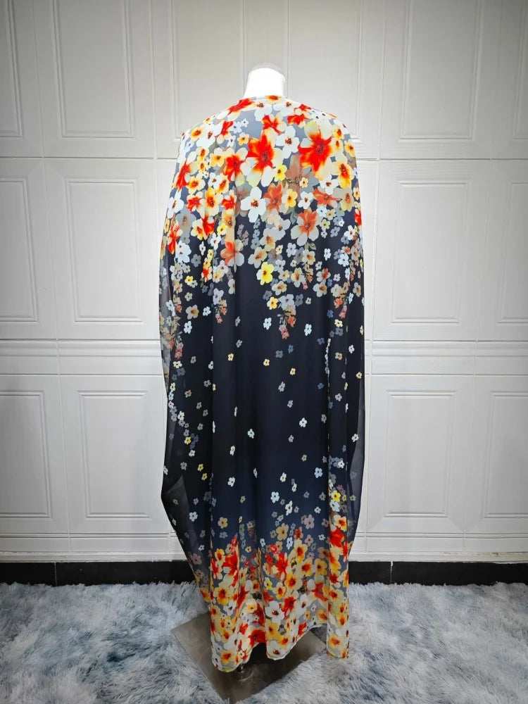Bloom Print Abaya - Abaya Vida