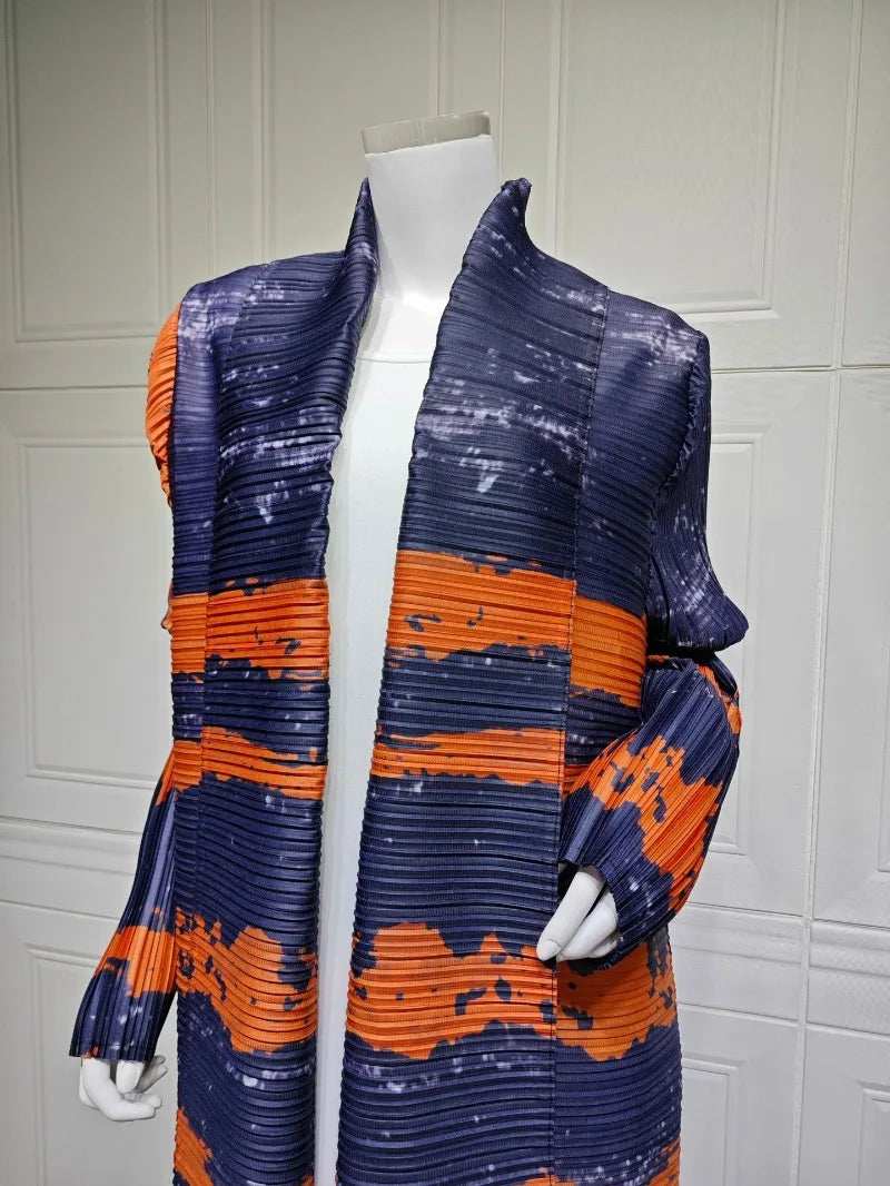 Luxury Pleated Abaya - Abaya Vida