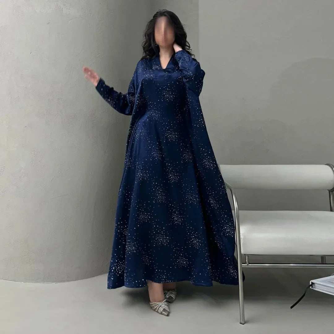Satin Grace Abaya - Abaya Vida