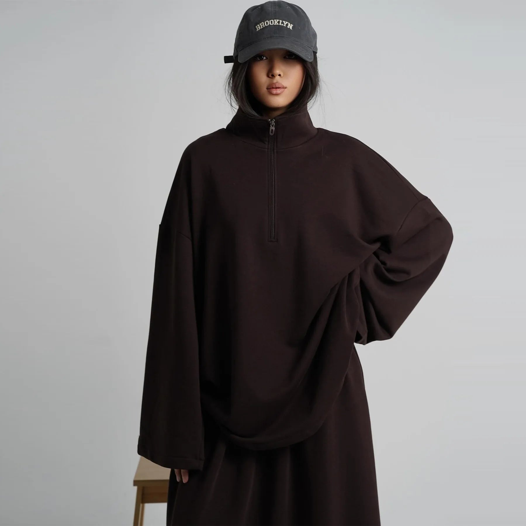 Two Piece Cotton Abaya Suit for Women – Elegant Top & Skirt Set
