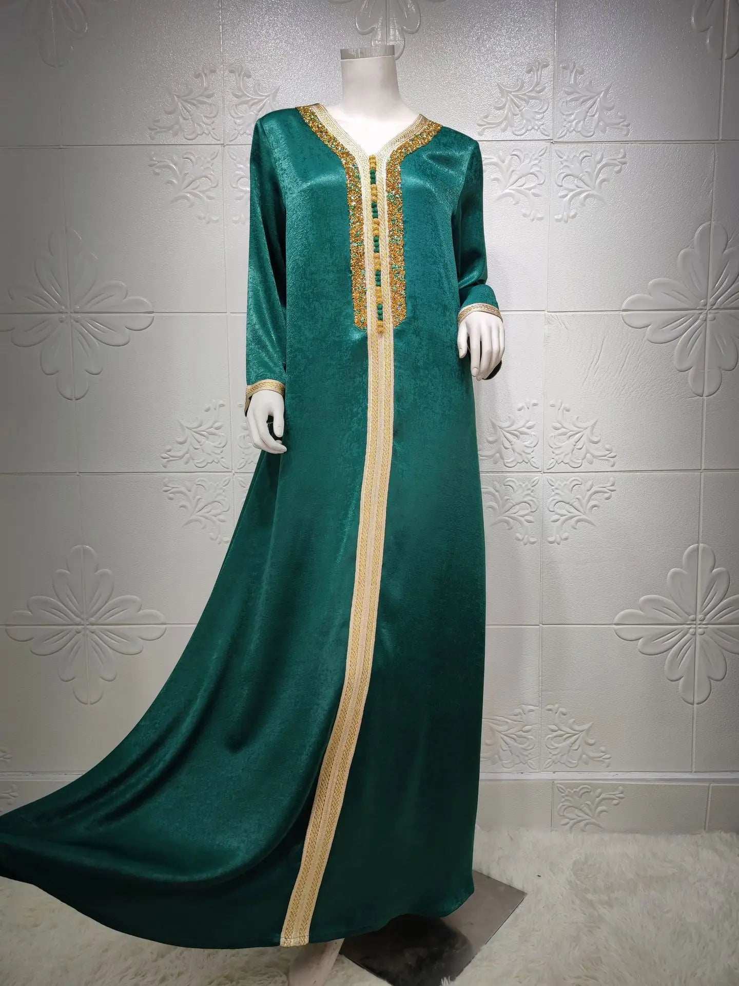Diamond Splice Abaya - Abaya Vida