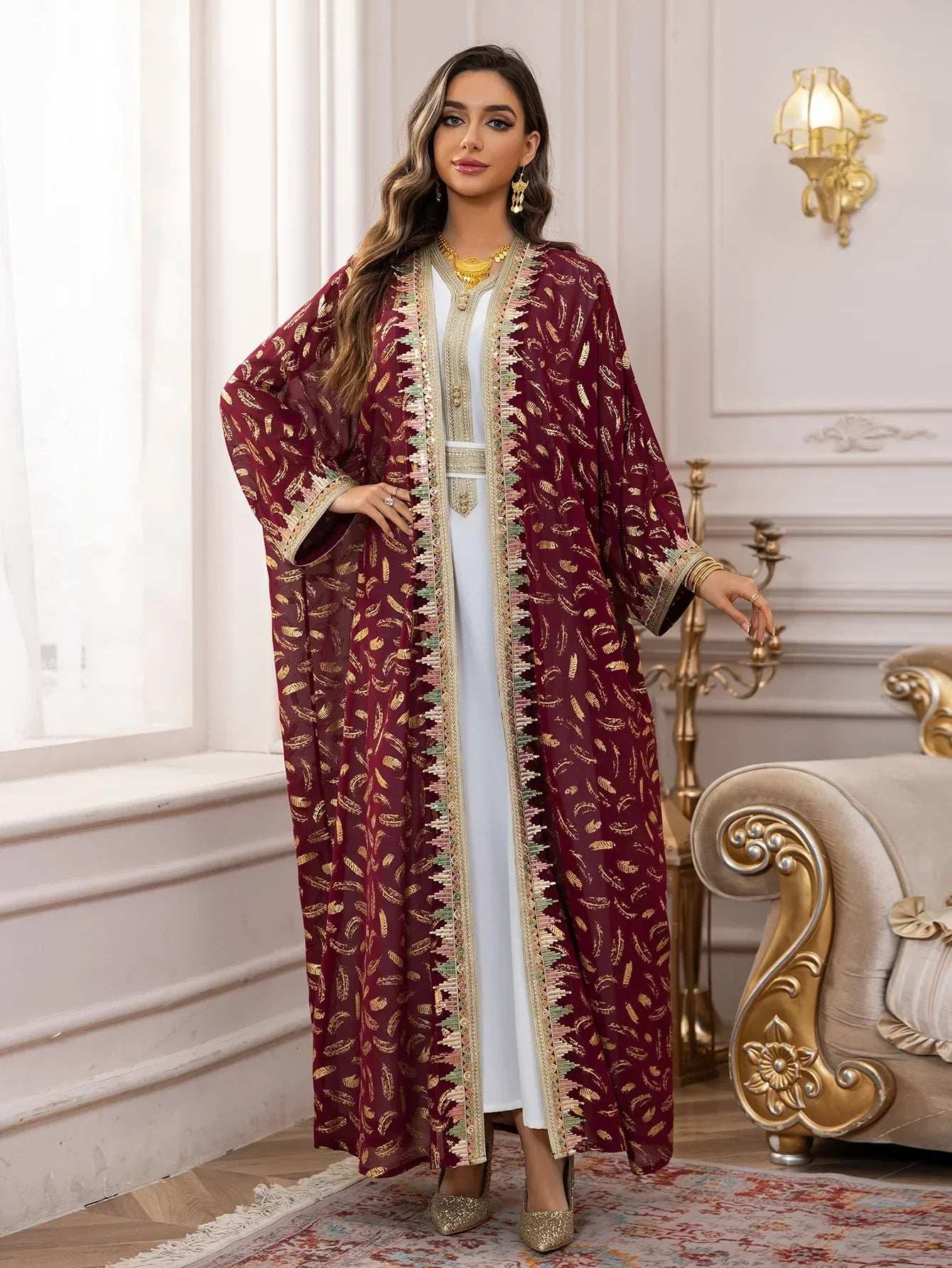 Regal 3-Piece Abaya Set - Abaya Vida