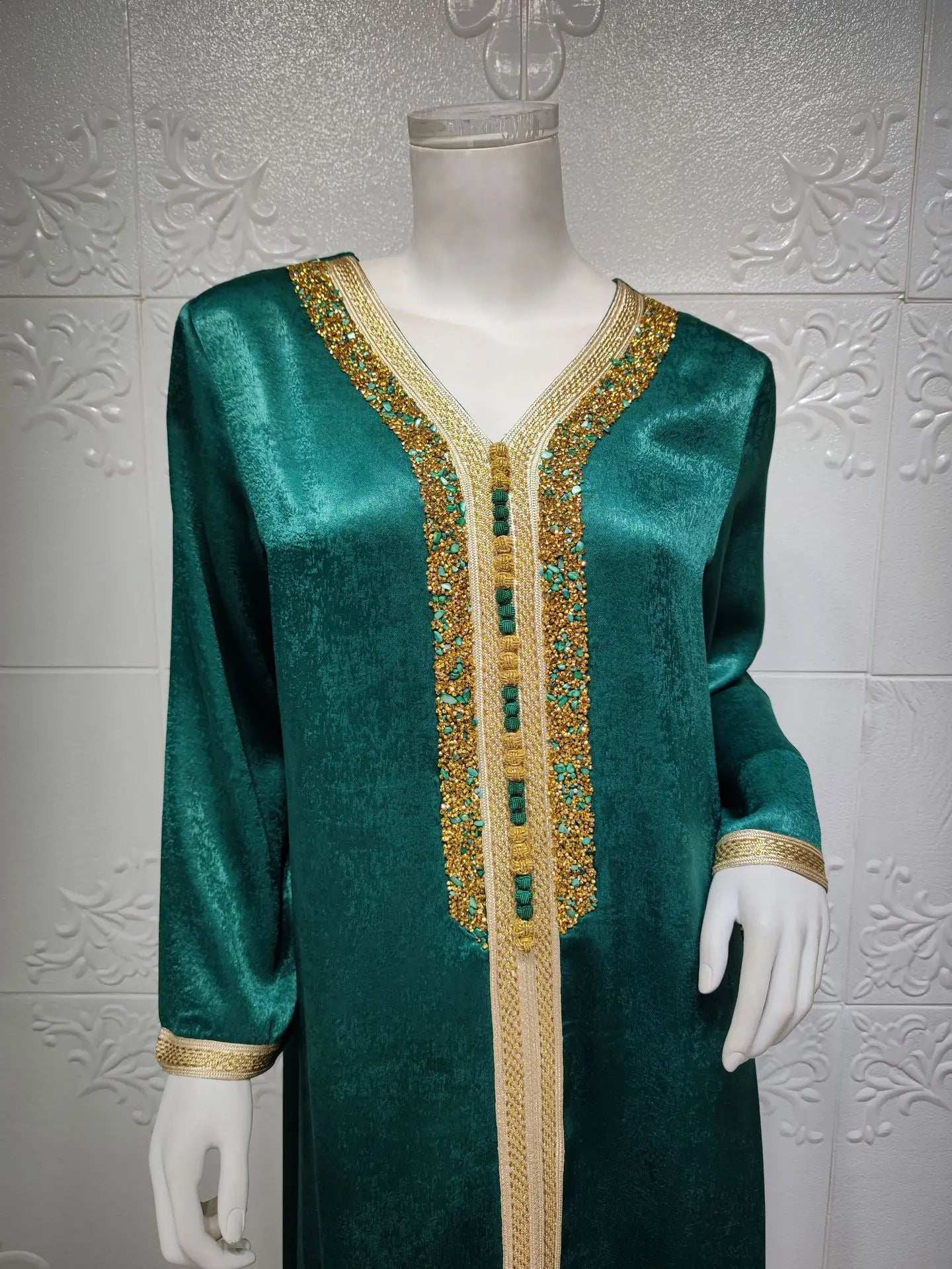 Diamond Splice Abaya - Abaya Vida
