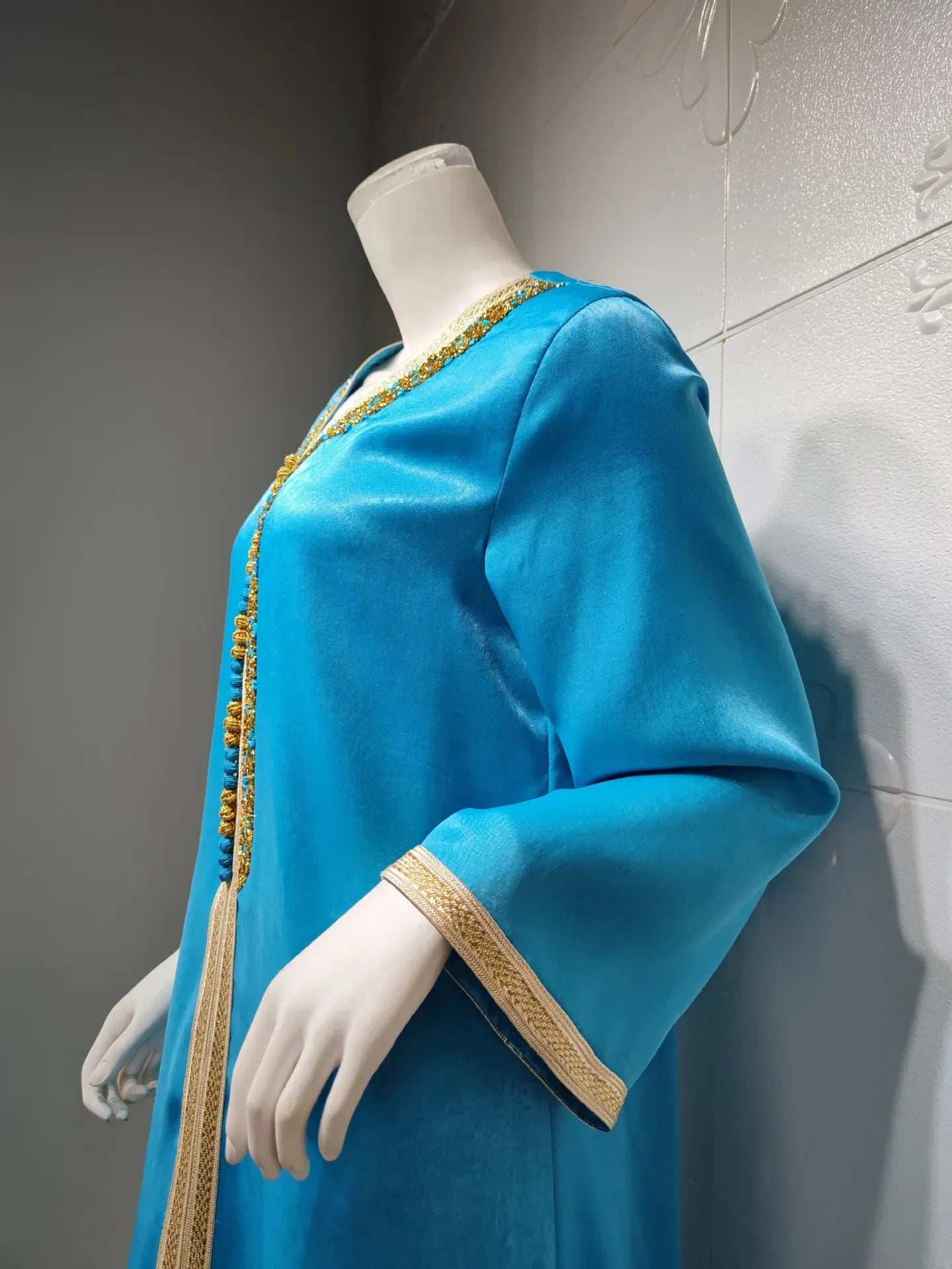 Diamond Splice Abaya - Abaya Vida