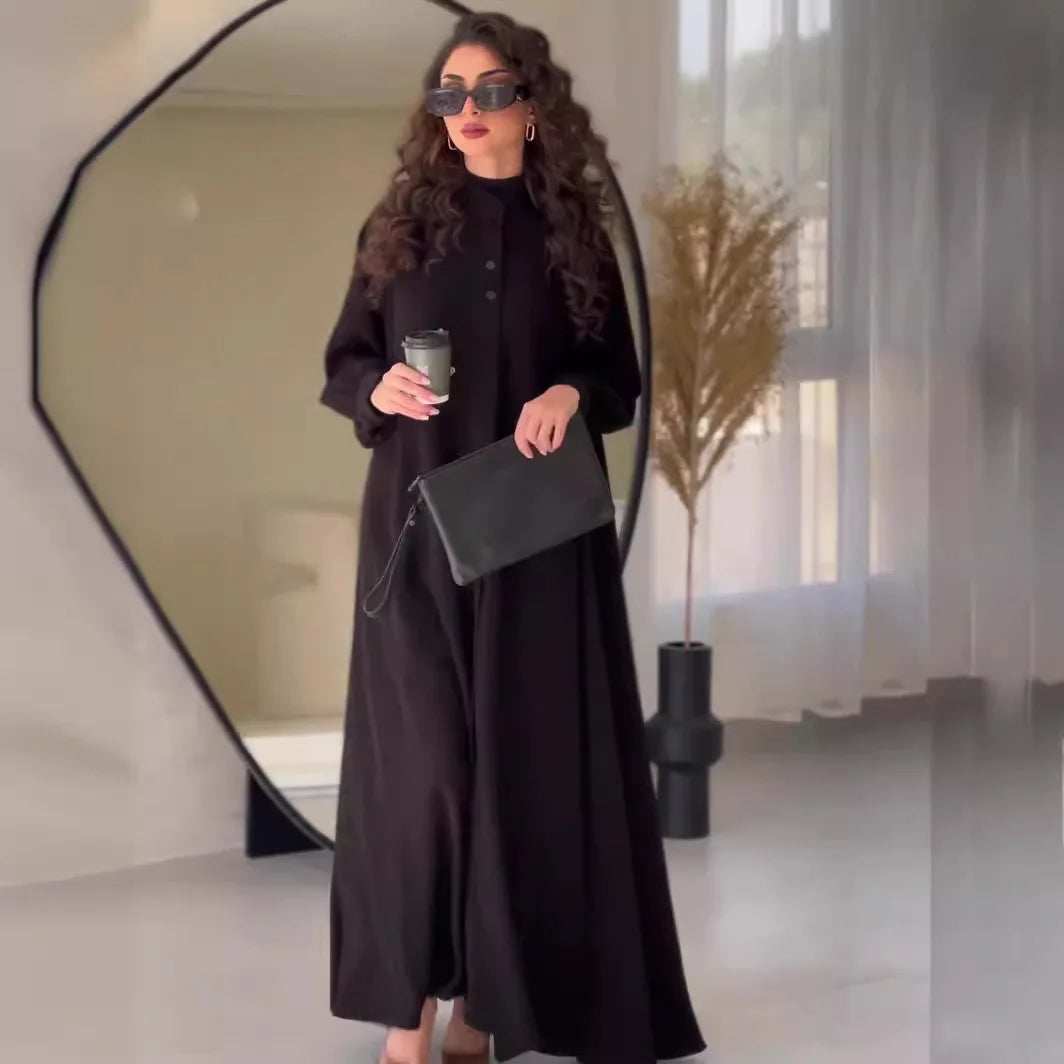 Elegant Streetwear Kaftan Abaya - Abaya Vida