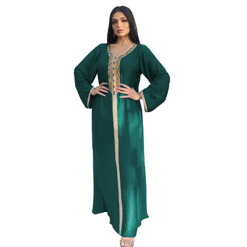 Diamond Splice Abaya - Abaya Vida