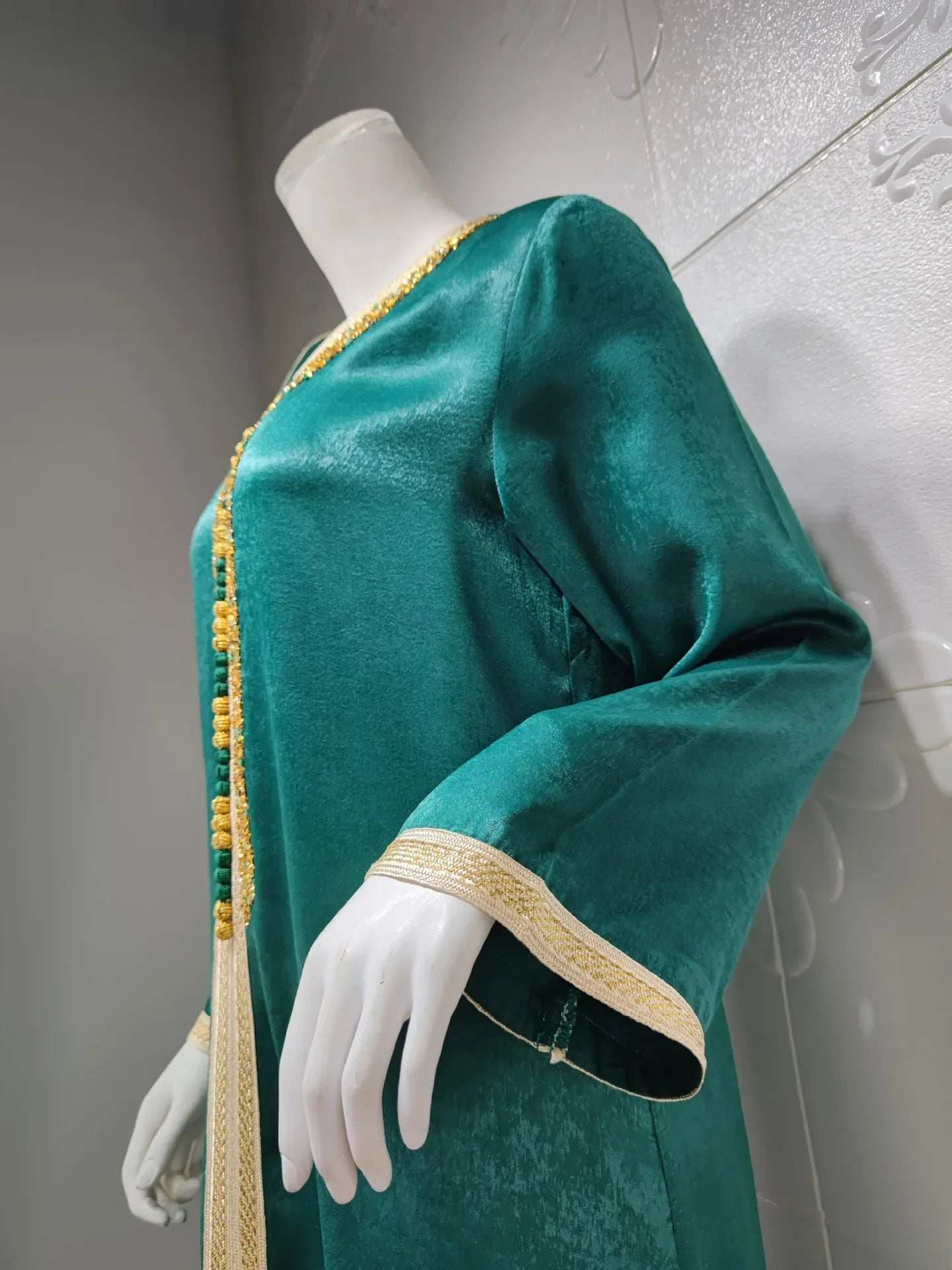 Diamond Splice Abaya - Abaya Vida