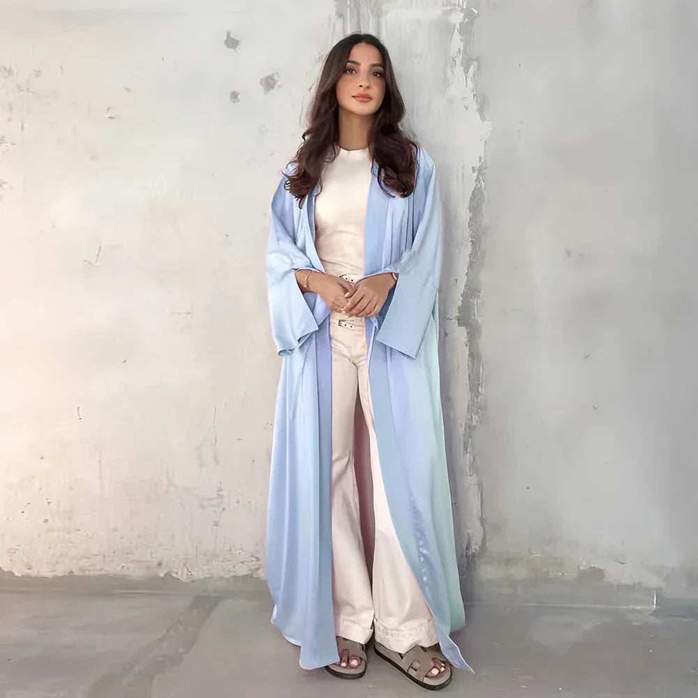 Pearl Satin Abaya - Abaya Vida