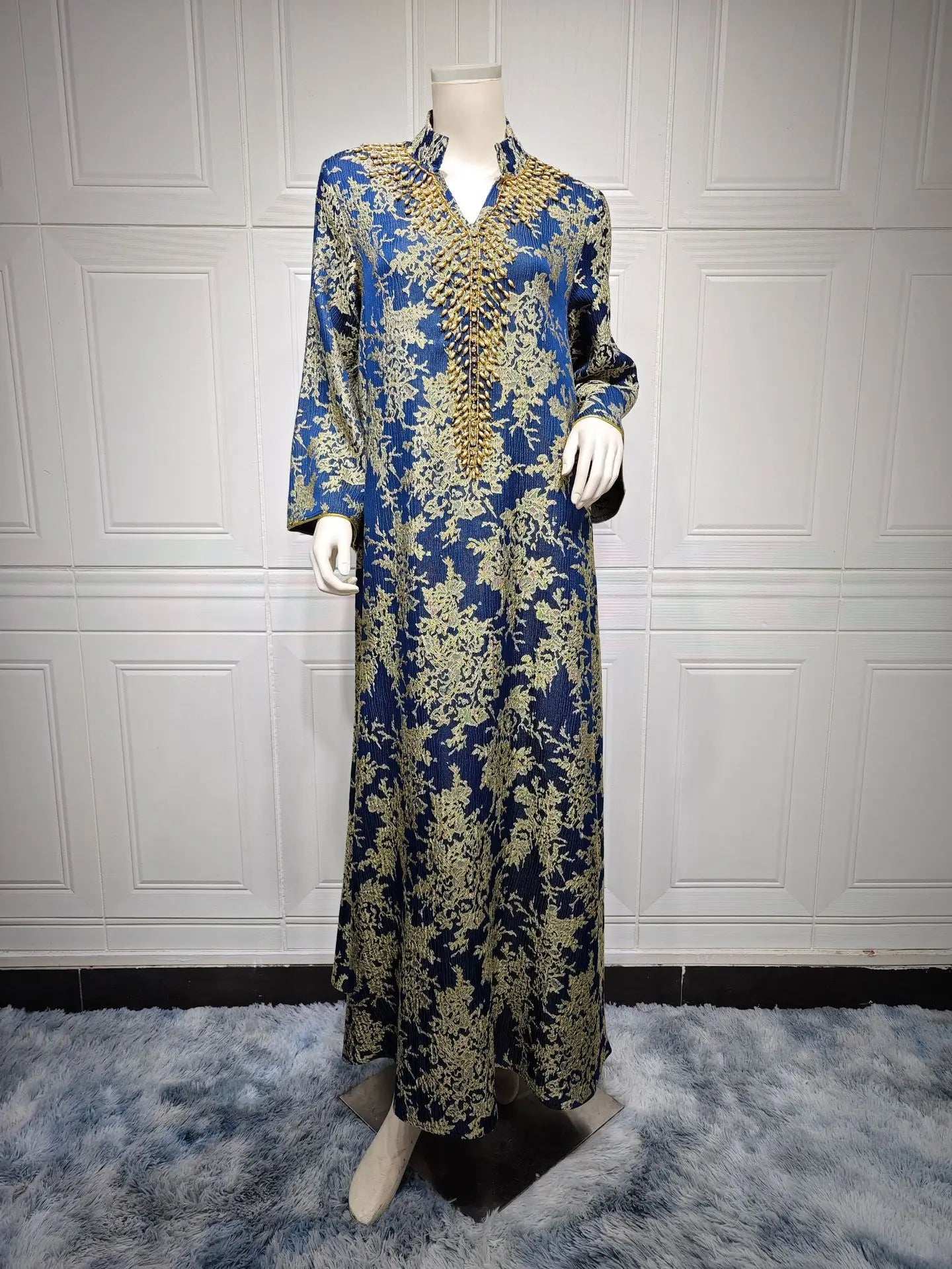 Majestic Embroidered Evening Abaya - Abaya Vida