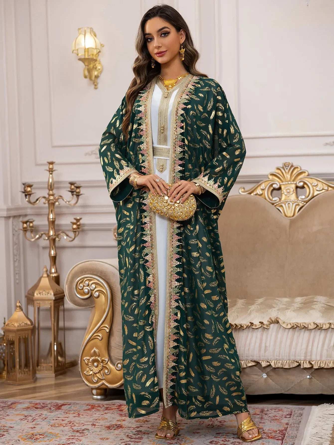 Regal 3-Piece Abaya Set - Abaya Vida