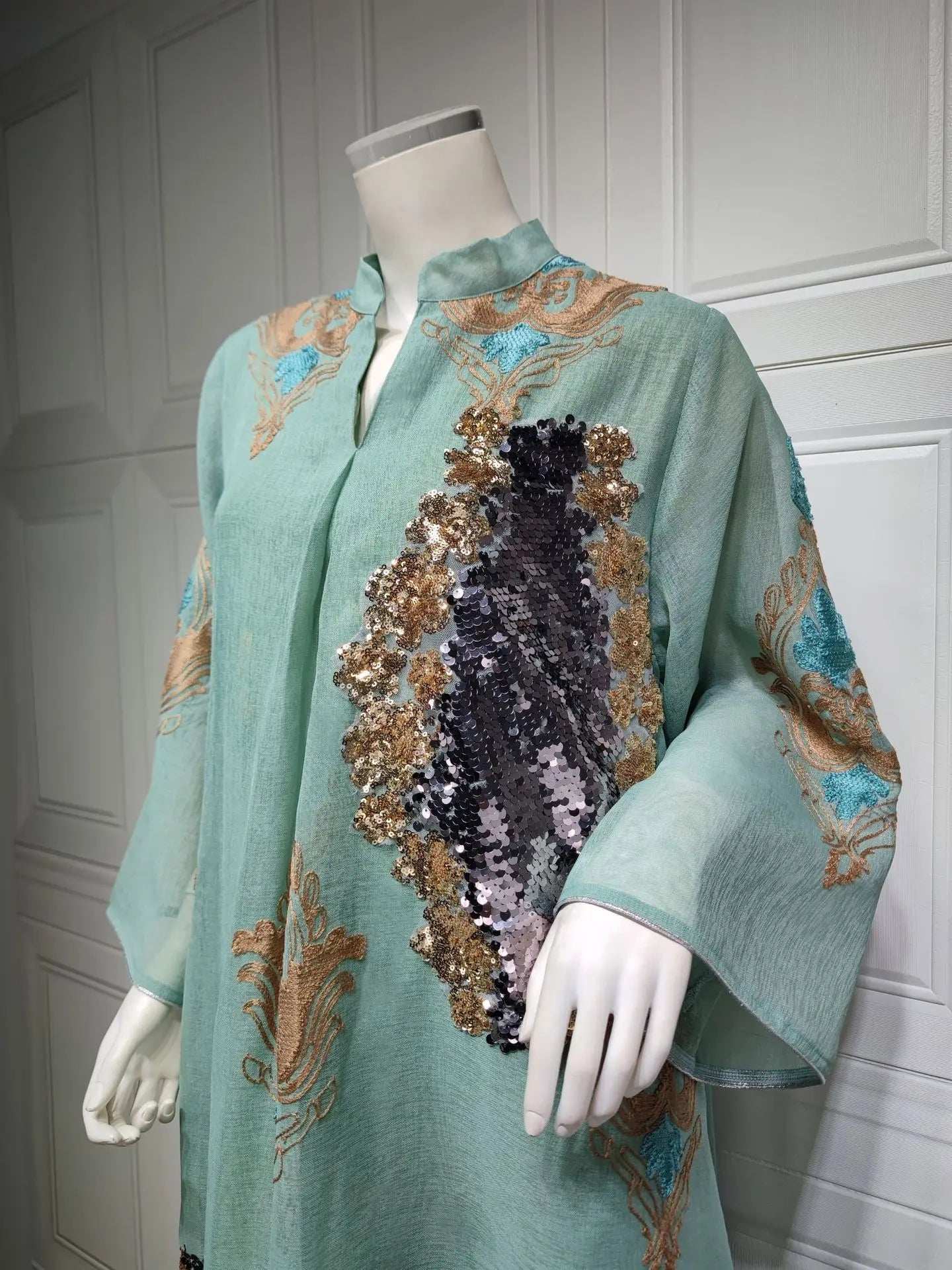 Midnight Radiance Abaya - Abaya Vida