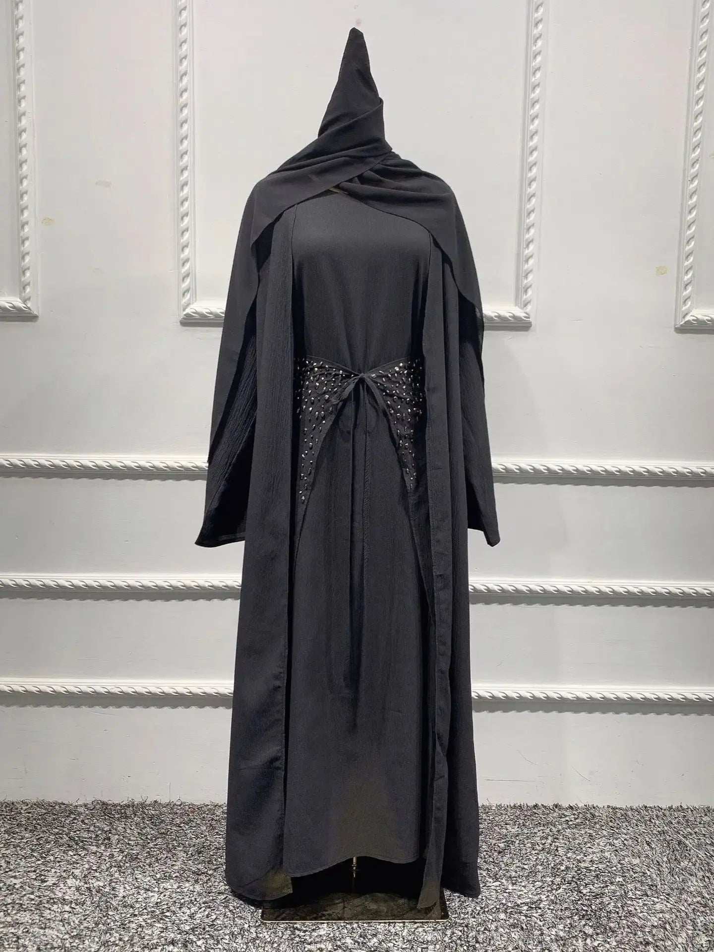 Majestic Open Abaya - Abaya Vida
