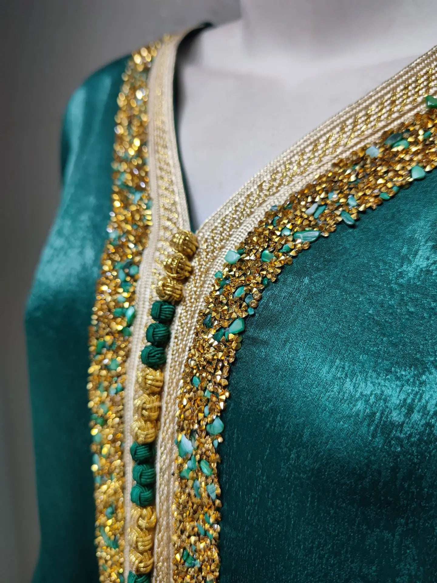 Diamond Splice Abaya - Abaya Vida