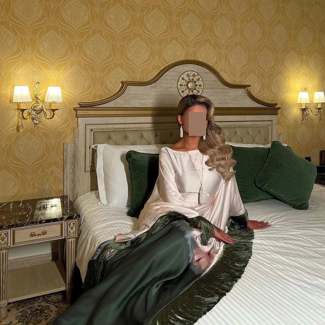 Gradient Tassel Dress - Abaya Vida