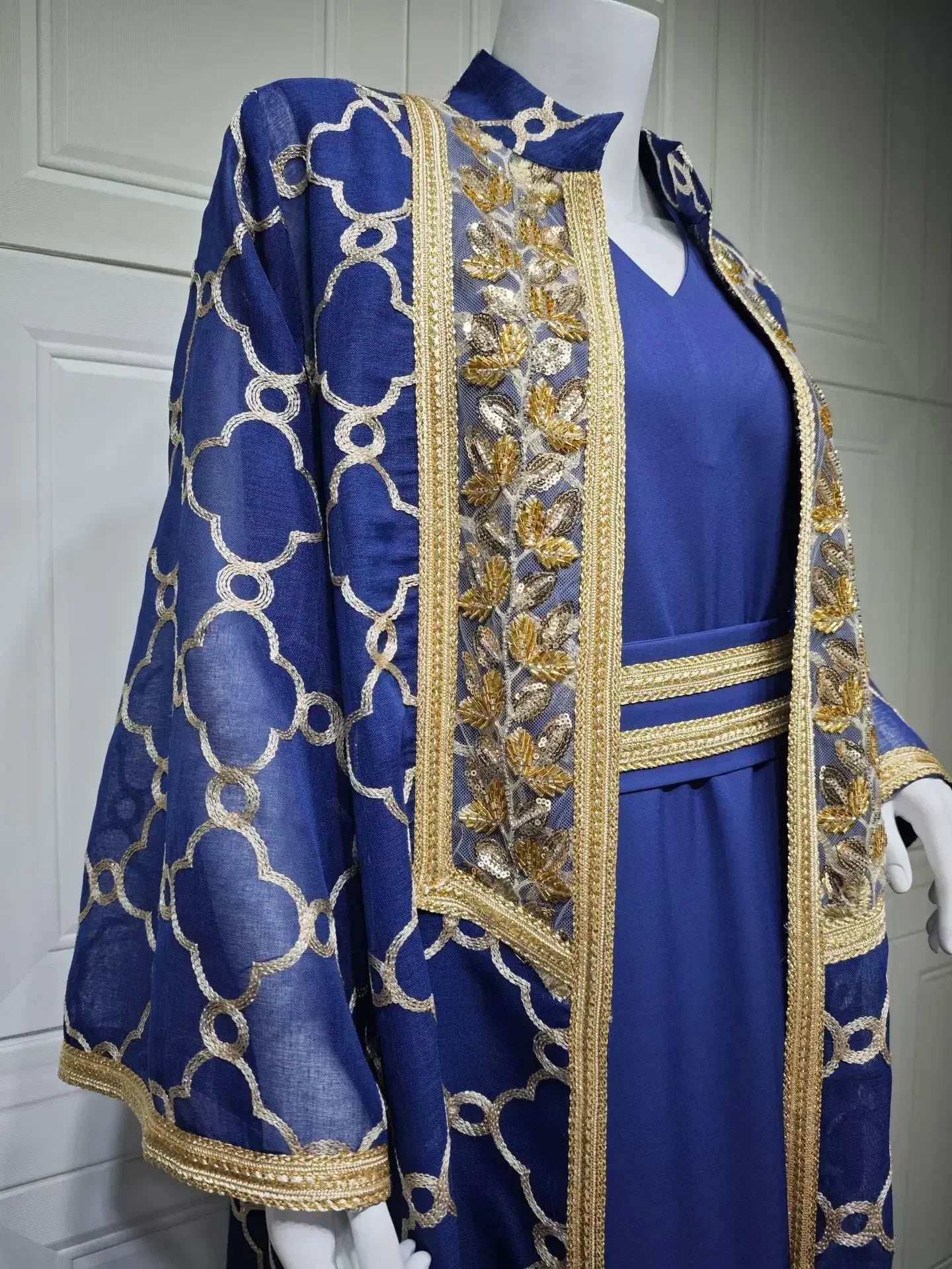 Embroidered Eid Abaya Set - Abaya Vida