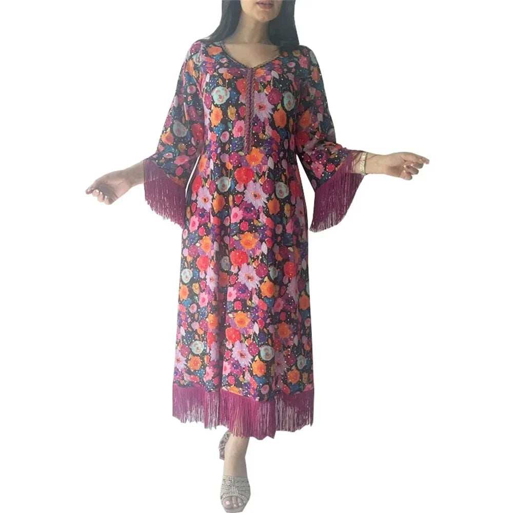 Tassel Grace Kaftan - Abaya Vida