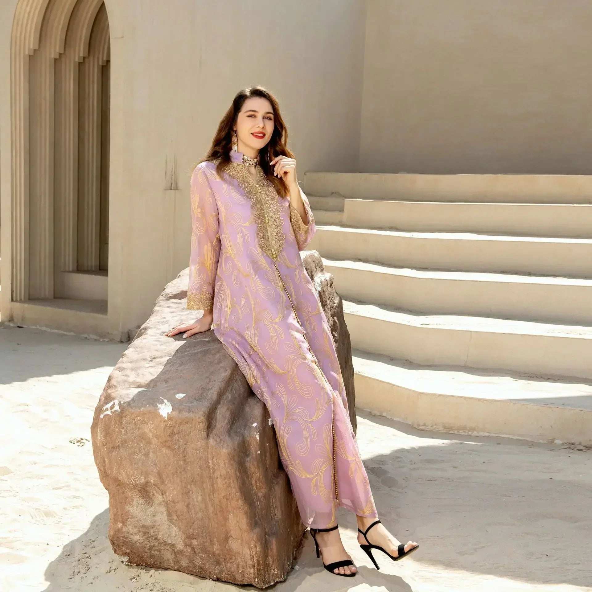 Elegant Wedding Kaftan Abaya - Abaya Vida