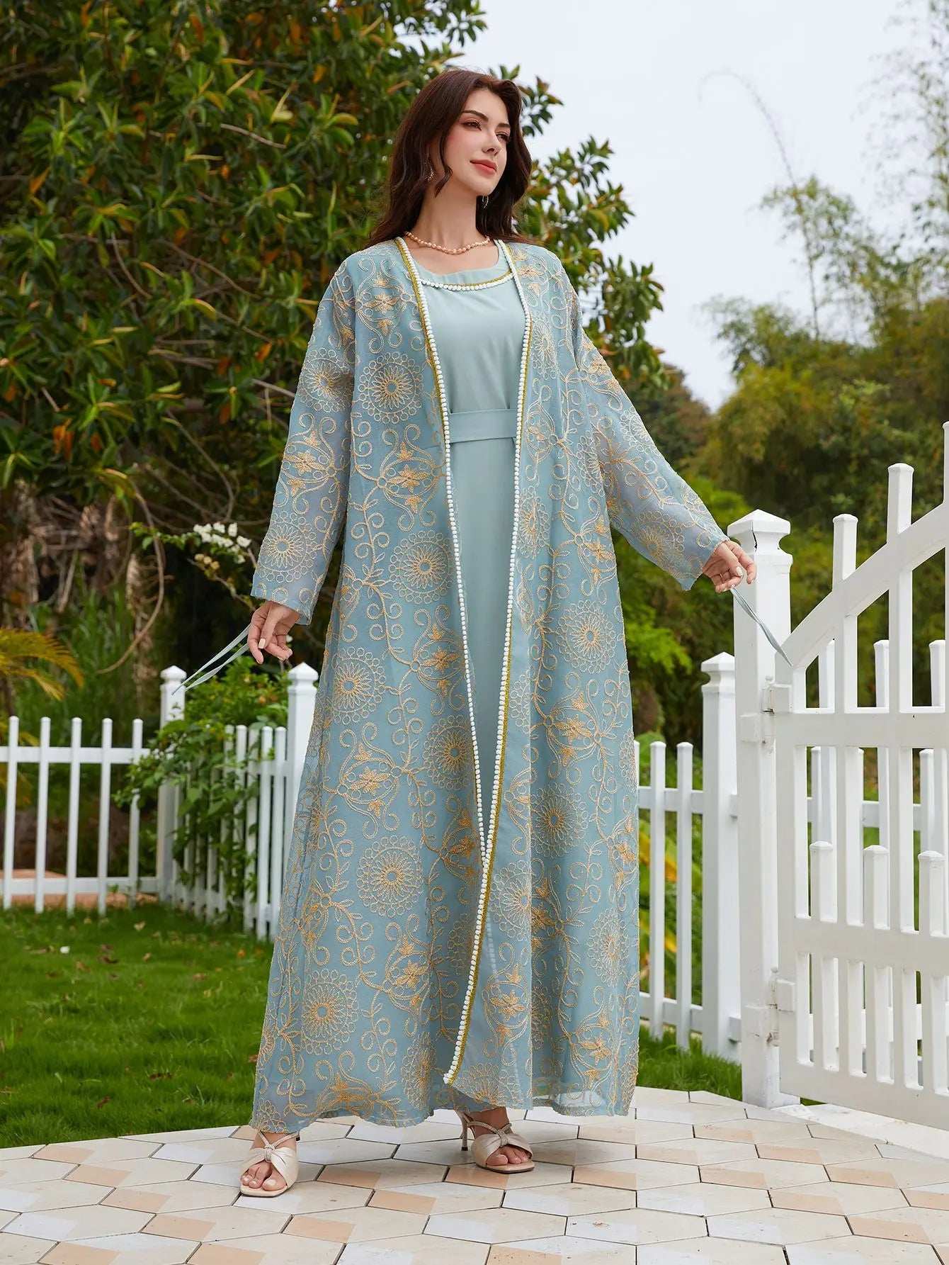Twin Set Modest Abaya - Abaya Vida