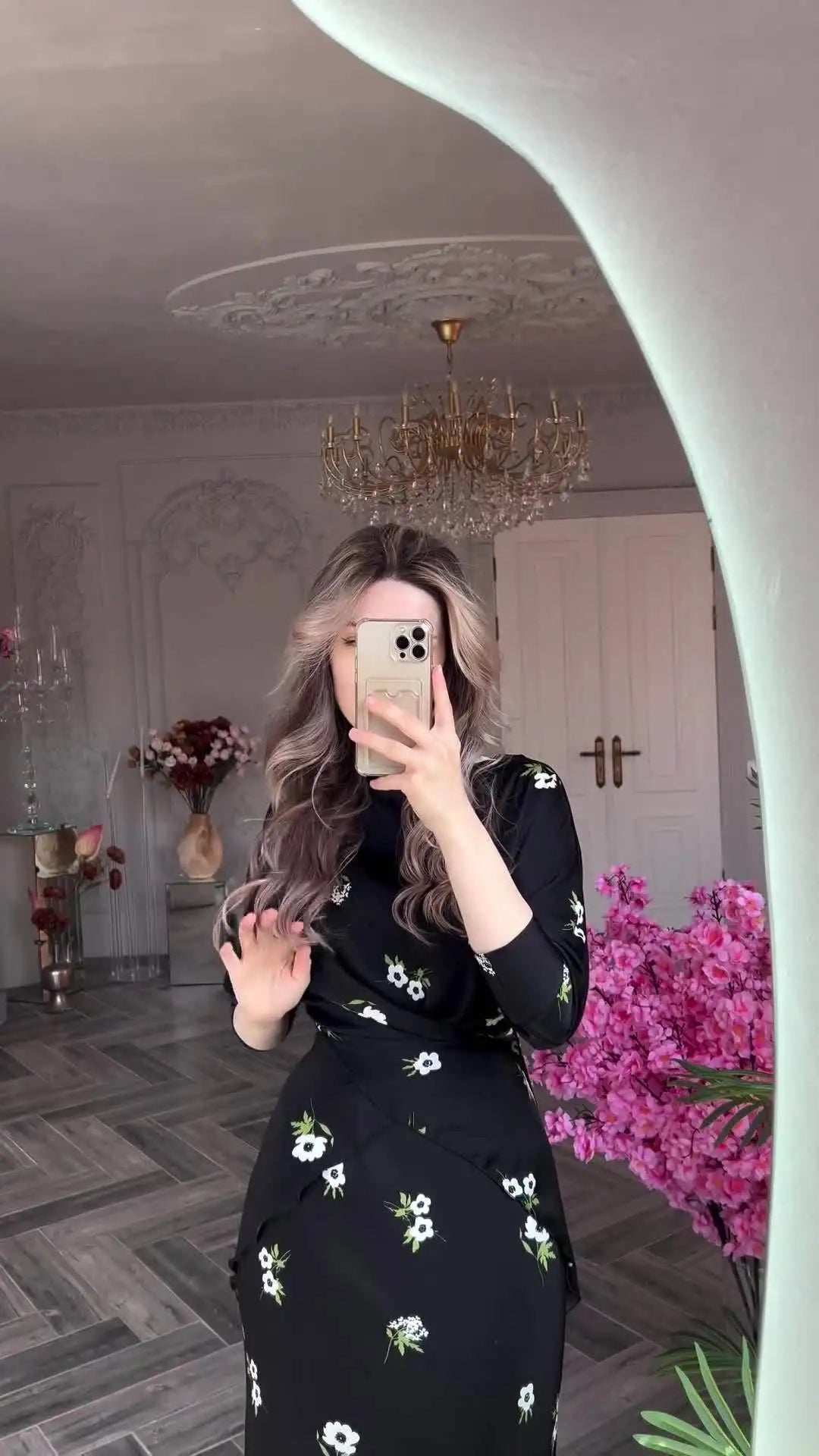 Desert Breeze Printed Abaya Suit - Abaya Vida