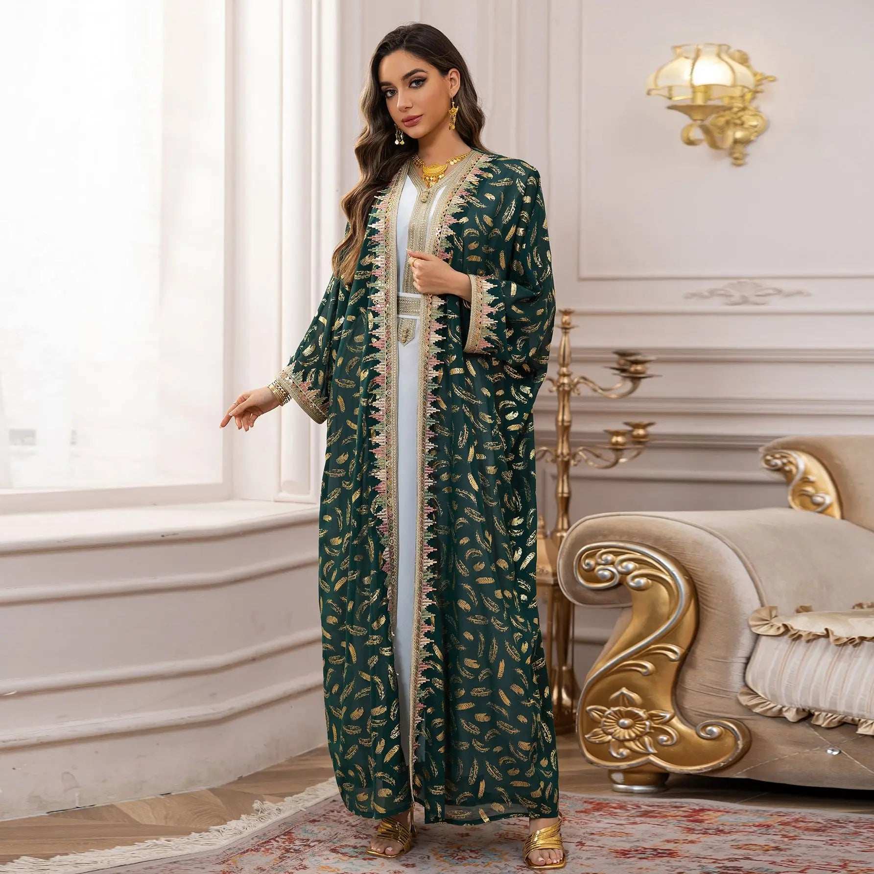 Regal 3-Piece Abaya Set - Abaya Vida