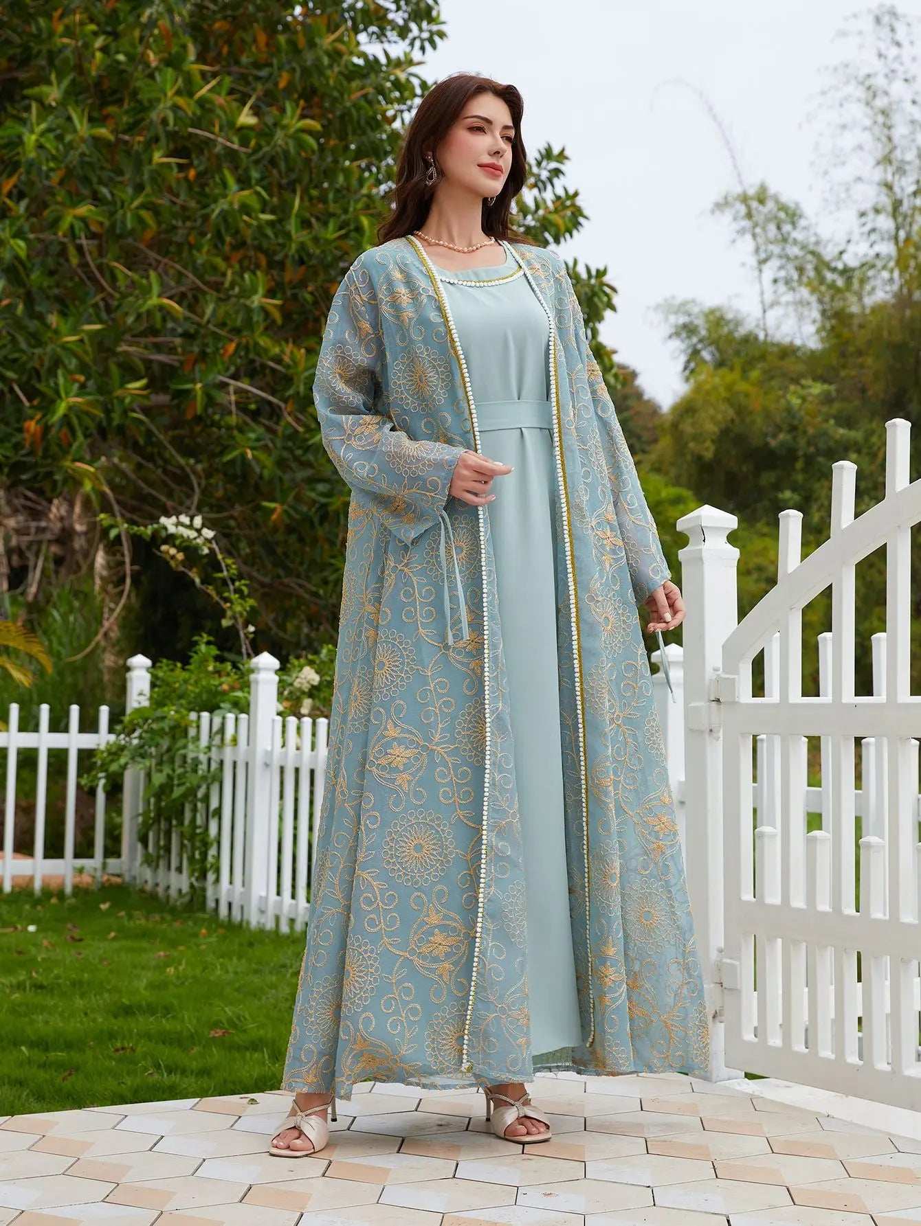 Twin Set Modest Abaya - Abaya Vida