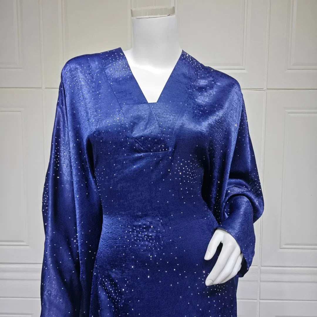 Satin Grace Abaya - Abaya Vida