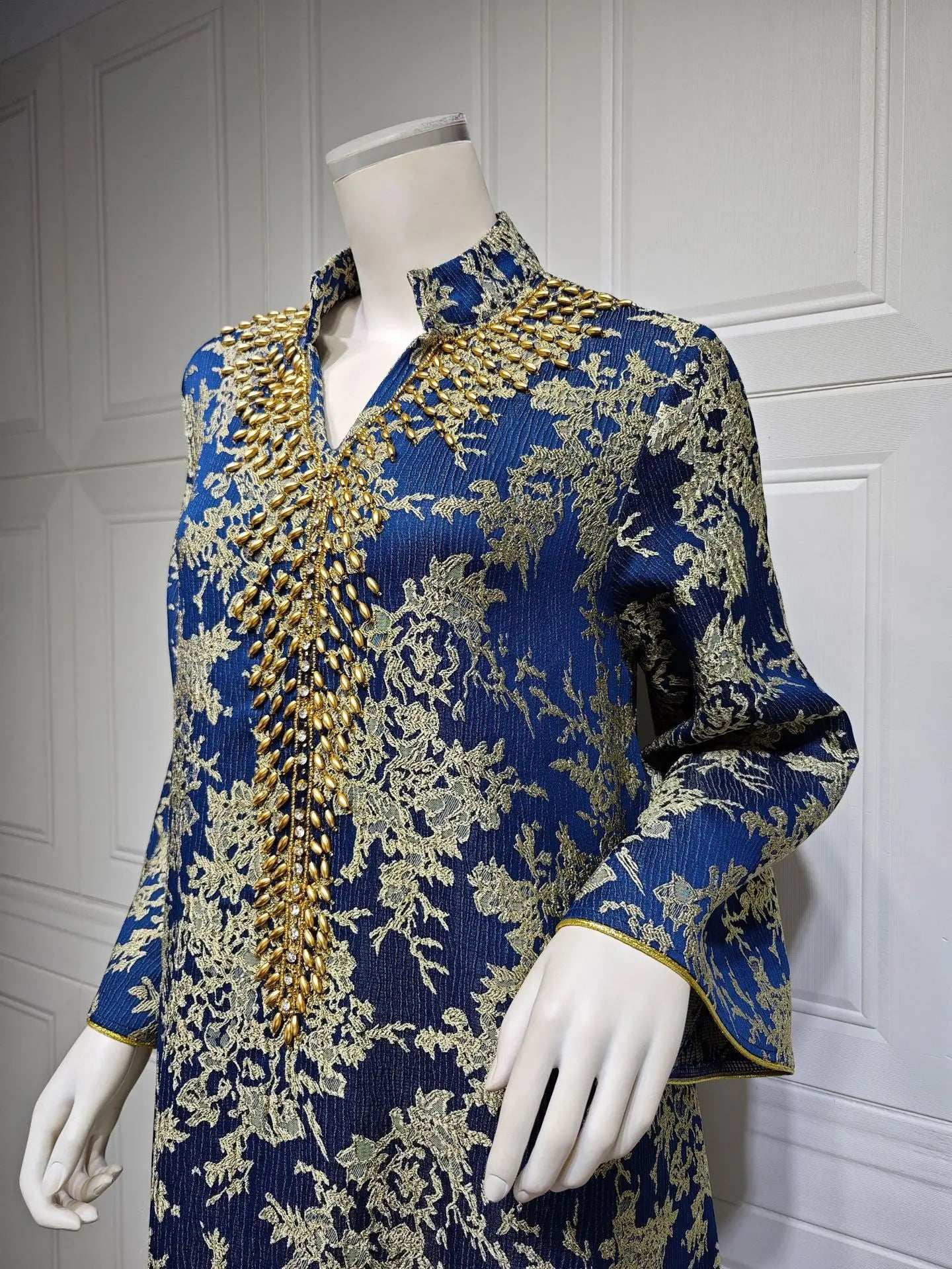 Majestic Embroidered Evening Abaya - Abaya Vida