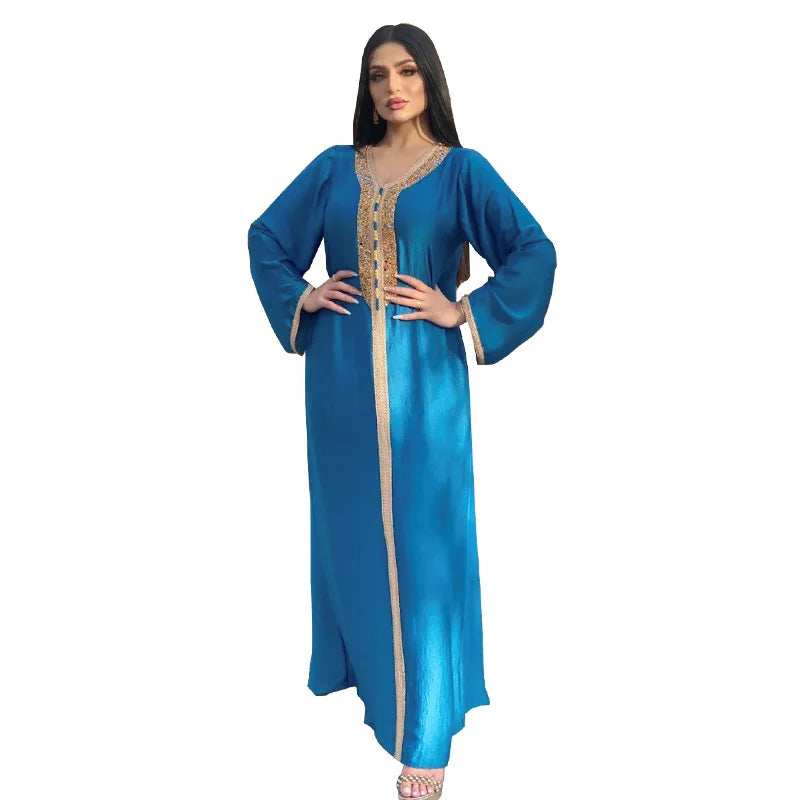 Diamond Splice Abaya - Abaya Vida