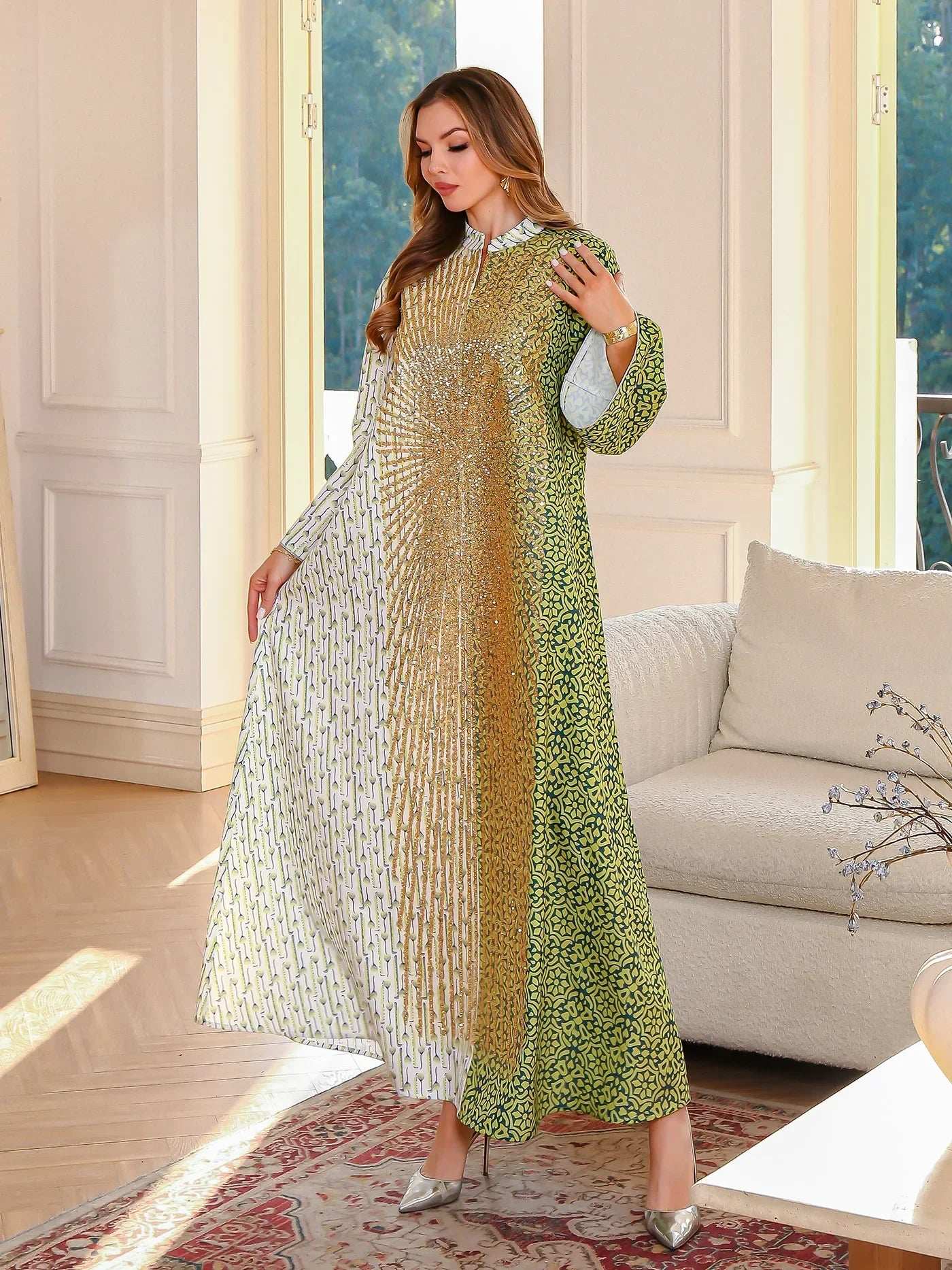 Twilight Sequin Festival Abaya - Abaya Vida