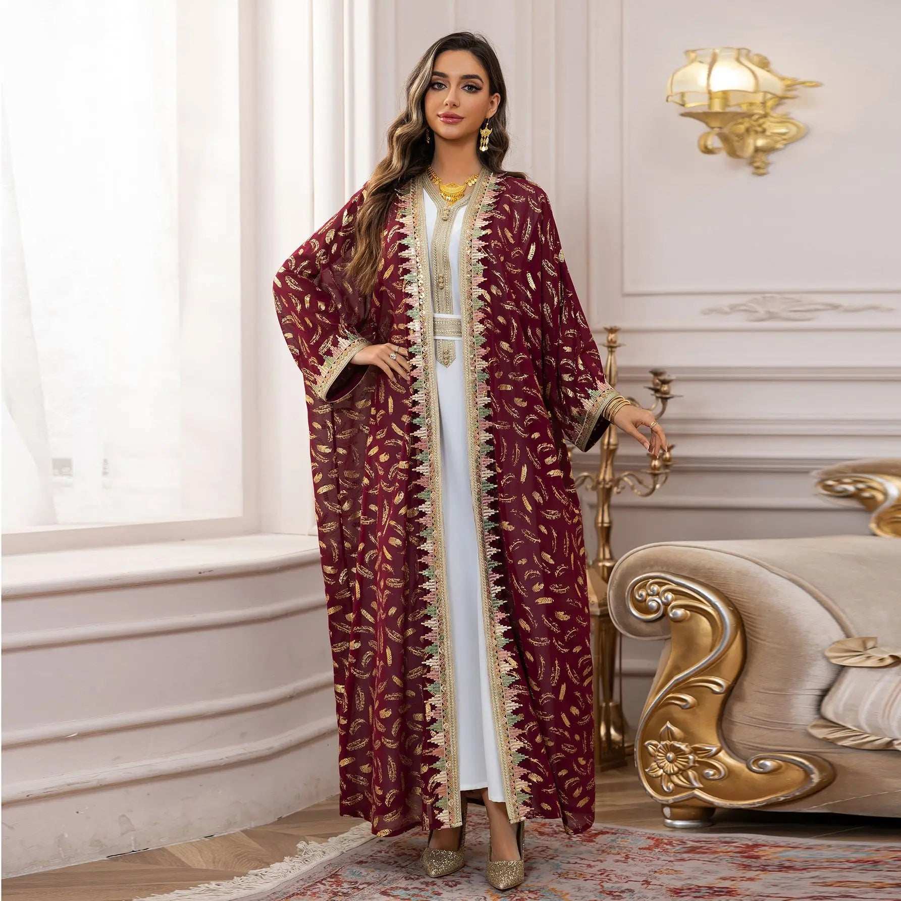Regal 3-Piece Abaya Set - Abaya Vida