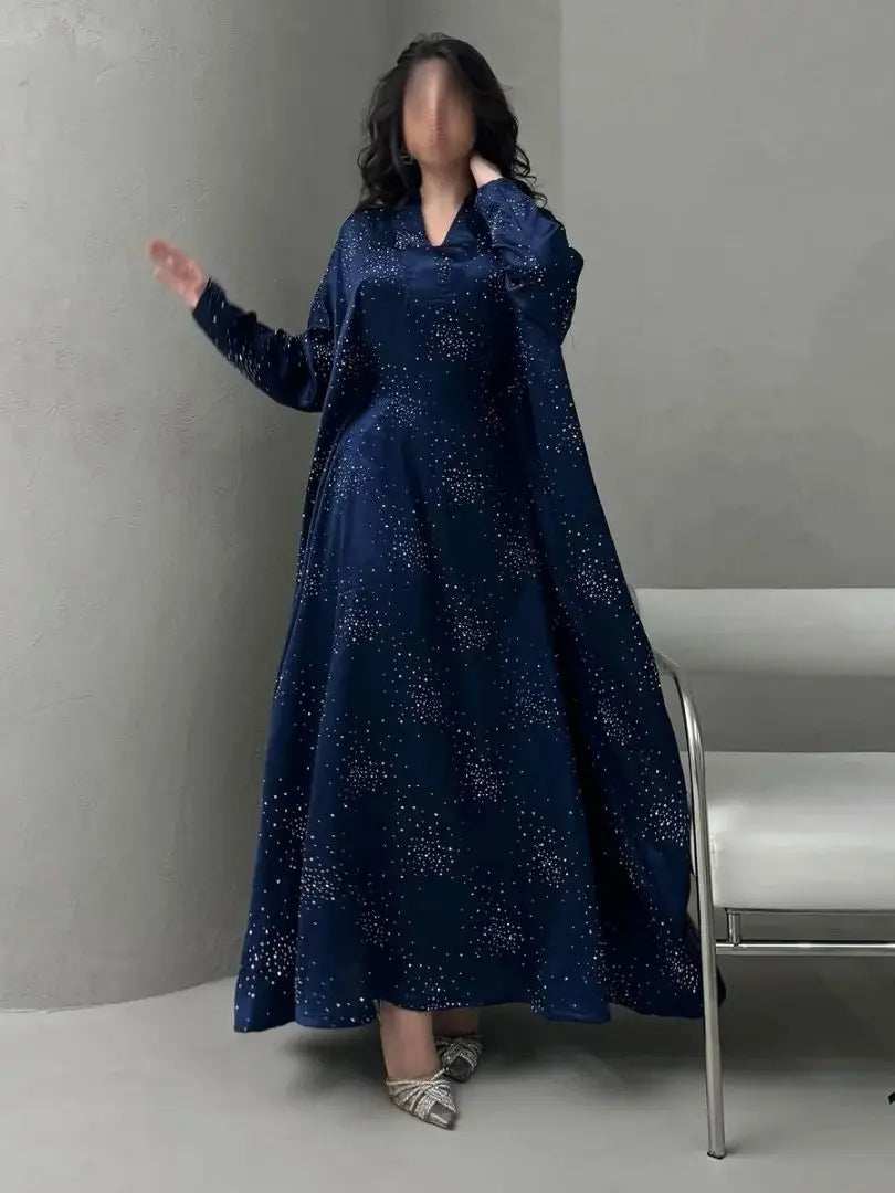 Satin Grace Abaya - Abaya Vida