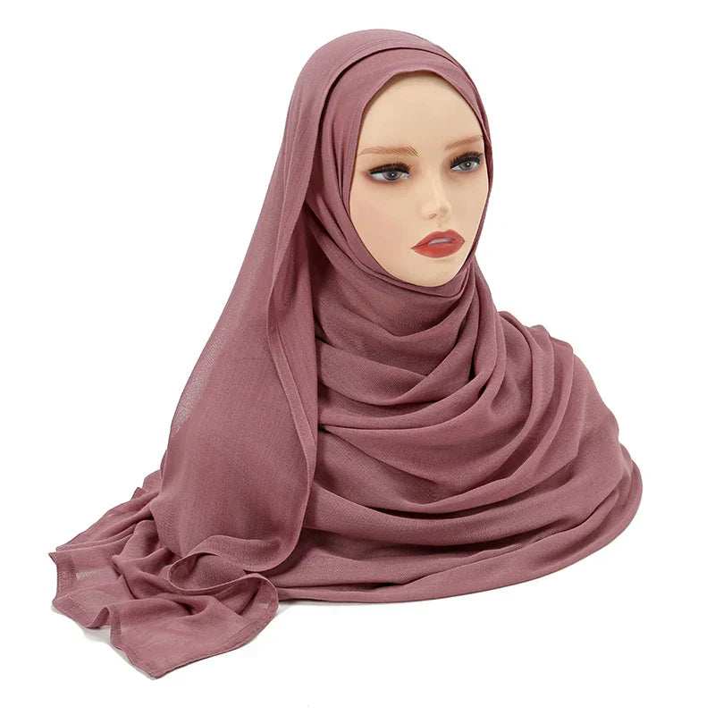 Breathable Modal Hijab – Lightweight & Oversized - Abaya Vida