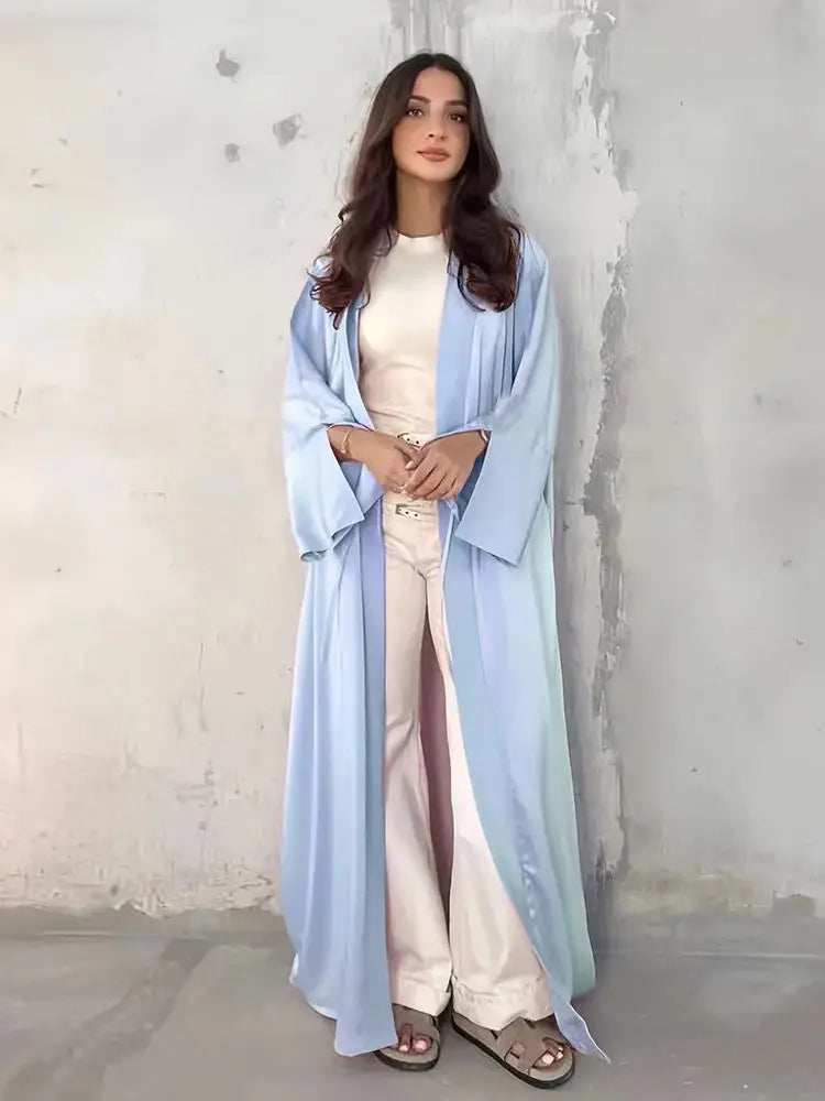 Pearl Satin Abaya - Abaya Vida