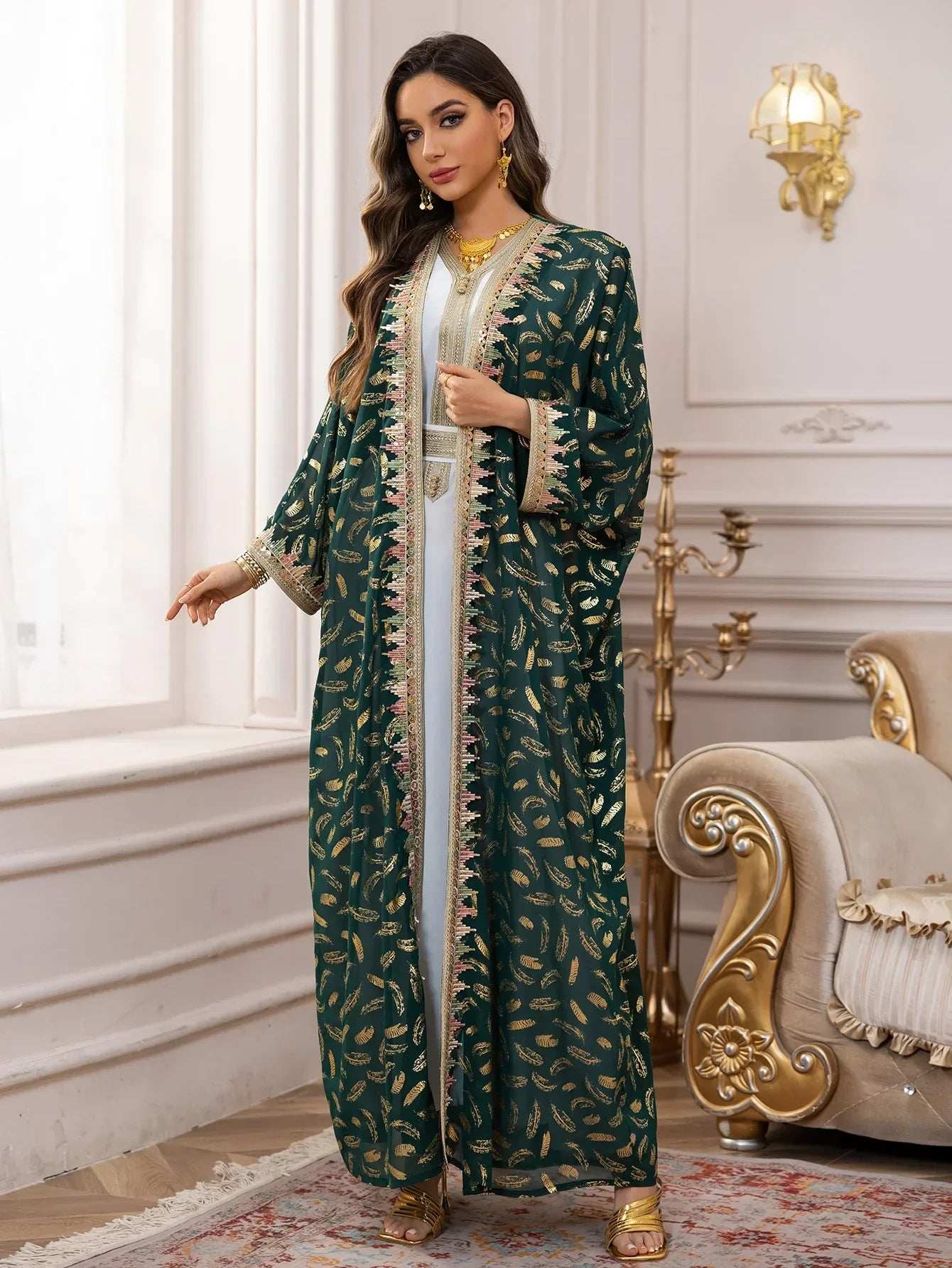 Regal 3-Piece Abaya Set - Abaya Vida